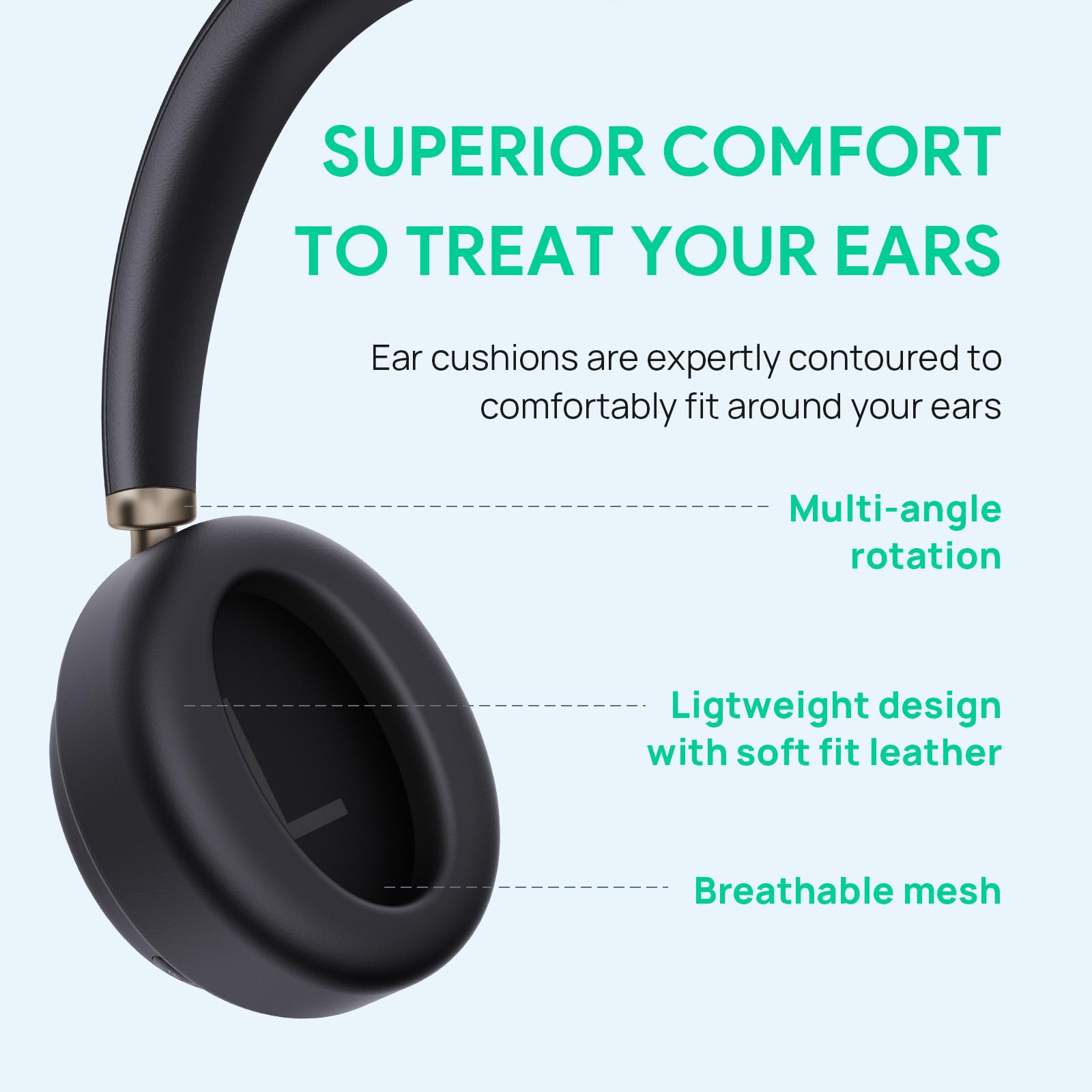 Yealink BH76 Plus UC Black Bluetooth Headset Wireless Headphones