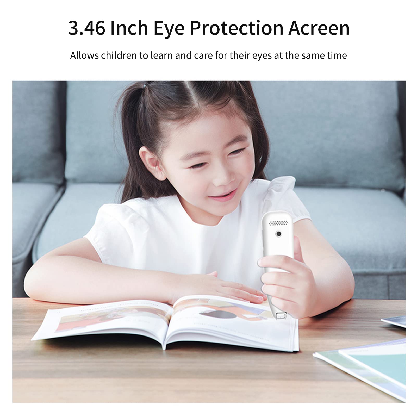 Alisa scanning pen，Dictionary Translation Pen Scanner Text Scanning Reading Translator Device Multilingual Scanner WiFi/Hotspot Connection/Offline Recording Pen Support 112 Languages
