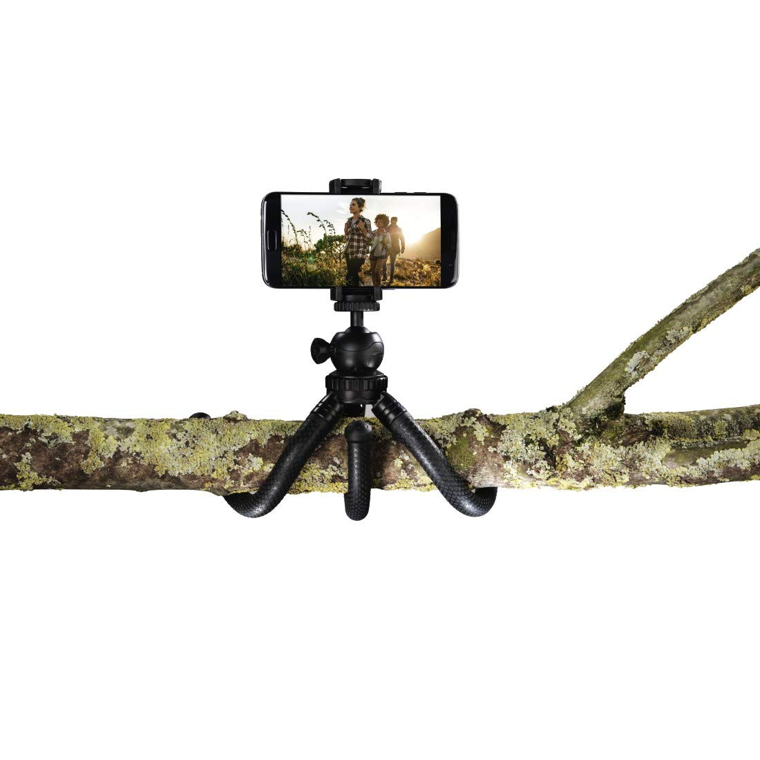 Hama Flex Pro 4605 Tripod for Smartphones/GoPro/Photo Cameras, 27cm, Black