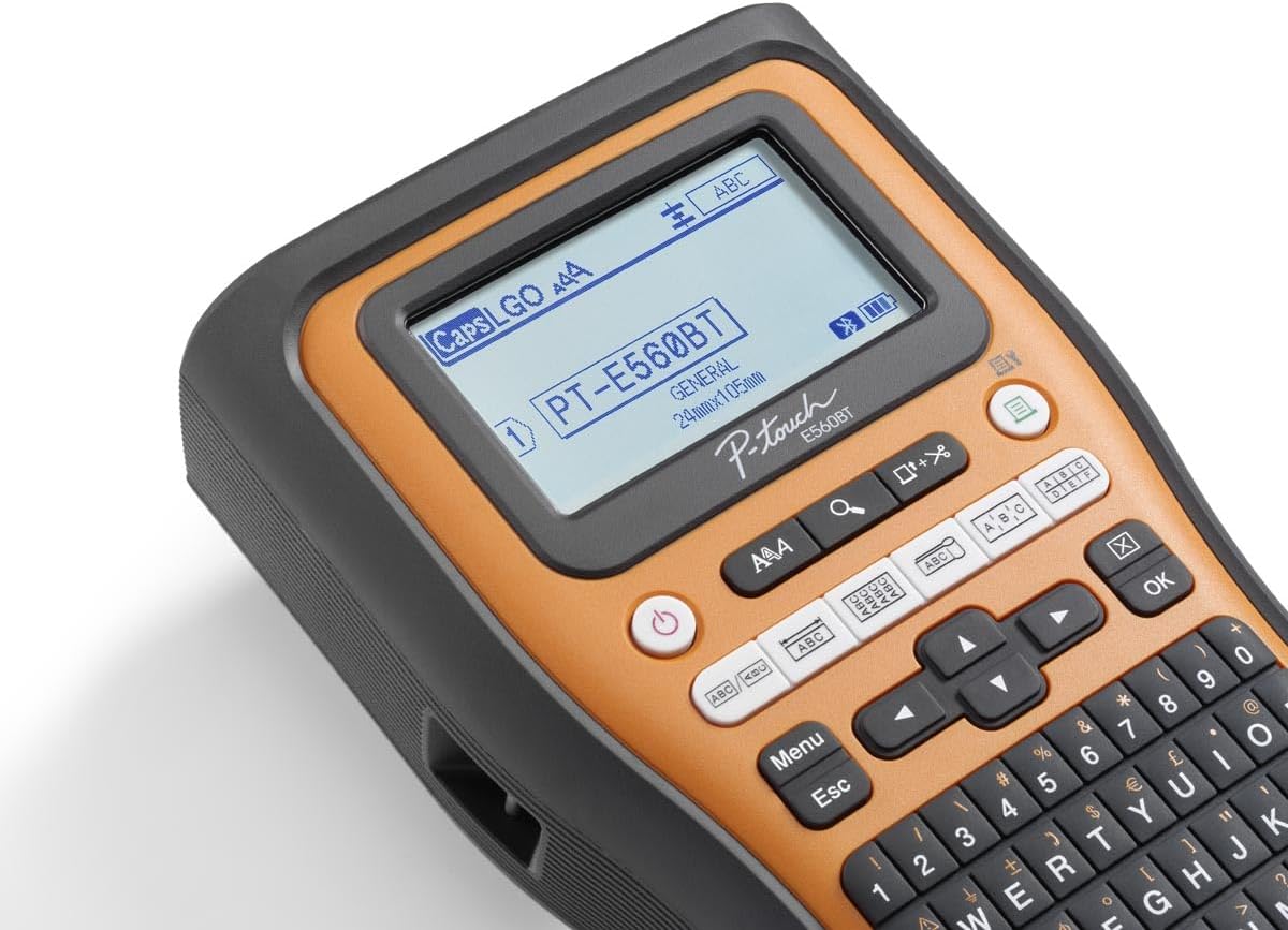 BROTHER PT-E560BTVP Professional Labeler with Built-in Bluetooth, USB and Smartphone App