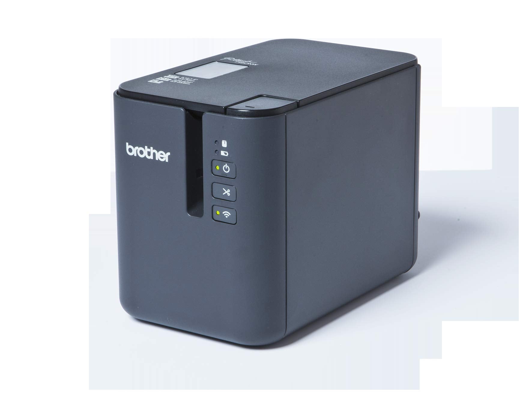 Brother PT-P900W Label Maker, Wireless/USB/Network, P-Touch Professional Label Printer, Portable, Up to 36mm Labels, Includes AC Adapter/USB Cable/36mm Black on White Tape Cassette