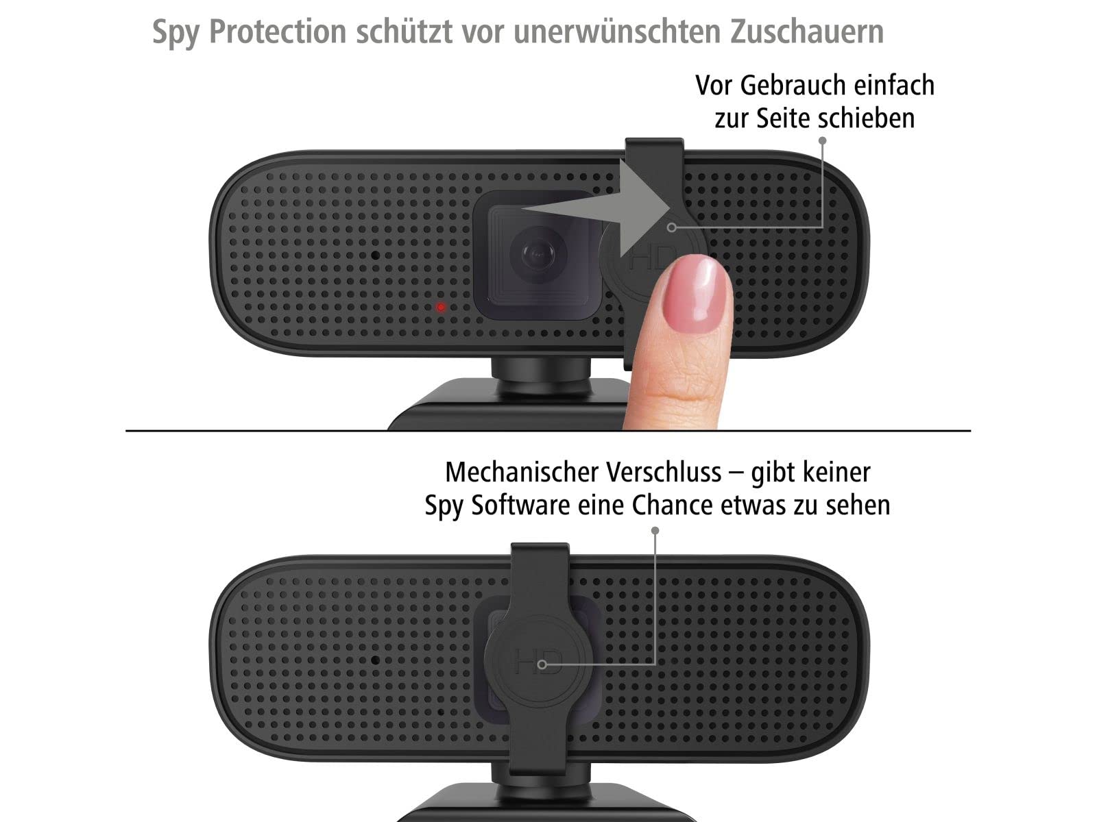 Hama Webcam for Computer 139991 1080P C-400, Black, HDMI