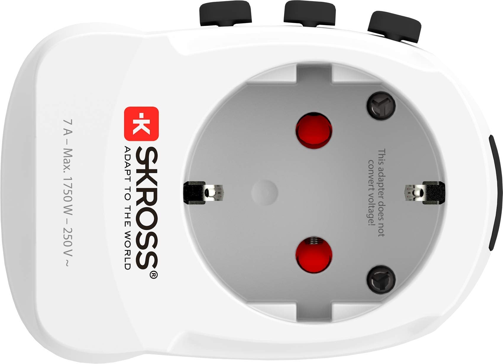 SKROSS Pro 4xA Light USB World Adapter, White