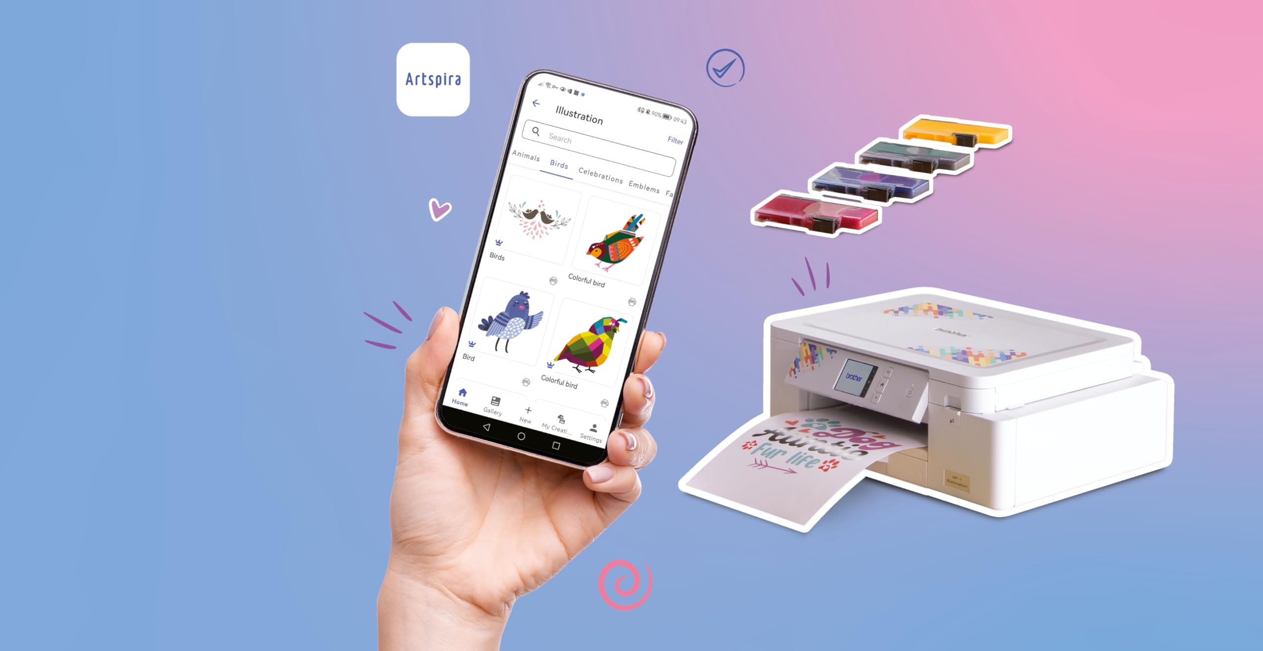 بروذر طابعة تسامي اس بي 1