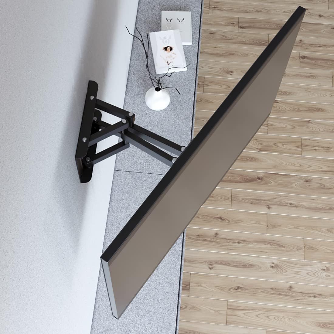 Hama 220831 FULLMOTION TV Wall Bracket, 600x400 32" to 84", Black