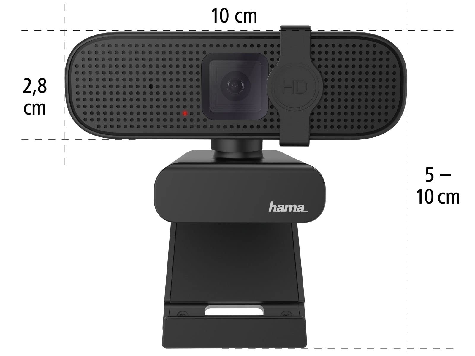 Hama Webcam for Computer 139991 1080P C-400, Black, HDMI