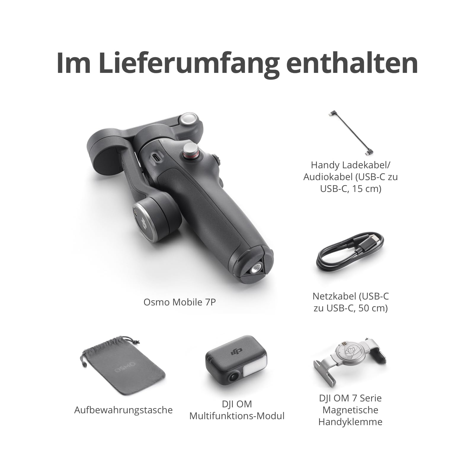 DJI Osmo Mobile 7 Pro Gimbal Stabilizer for iPhone, Android, Native Tracking, Lighting, 3-Axis Smartphone Gimbal, Quick Start, One-Click Editing, Built-in Extension Rod and Tripod