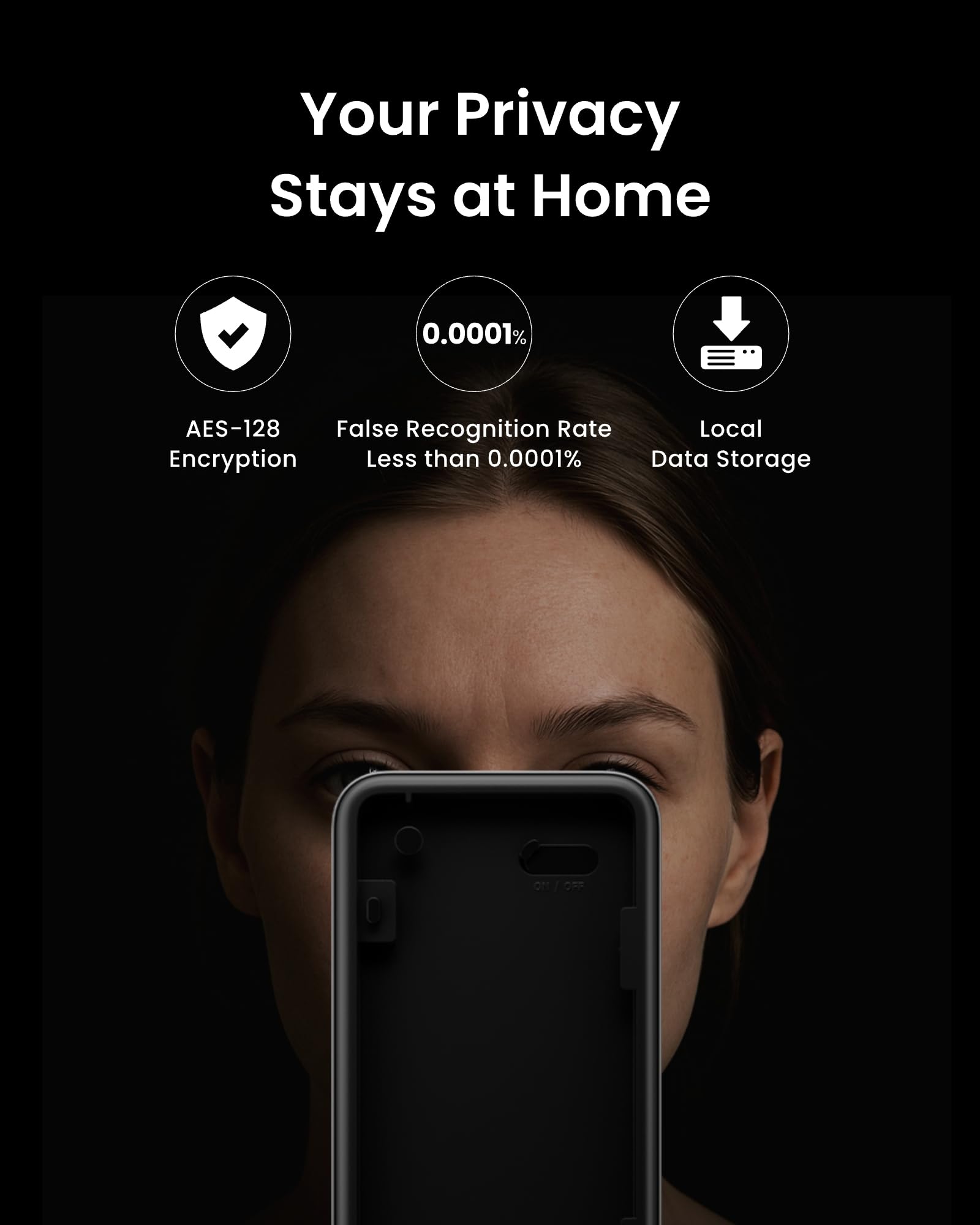 SwitchBot Keypad Vision: Smart lock with 3D facial recognition, fingerprint and virtual passwords for secure keyless access