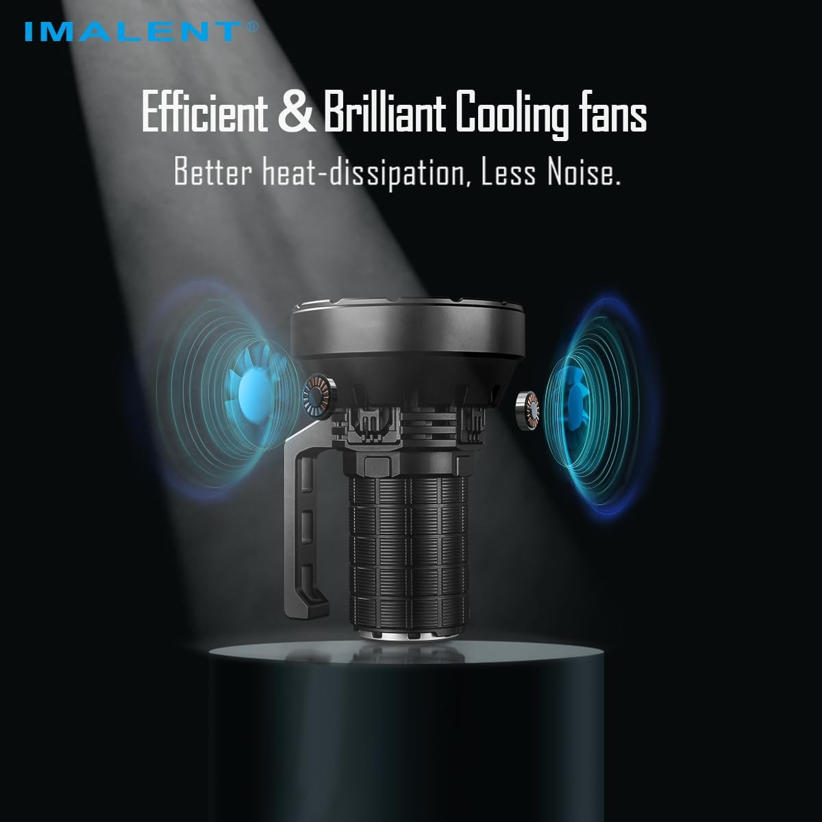 Imalent SR16 Rechargeable Flashlight 55000 Lumens Ultra Bright, Long Beam 1715m Flash Light with Cree XHP50.3 HI LED Waterproof