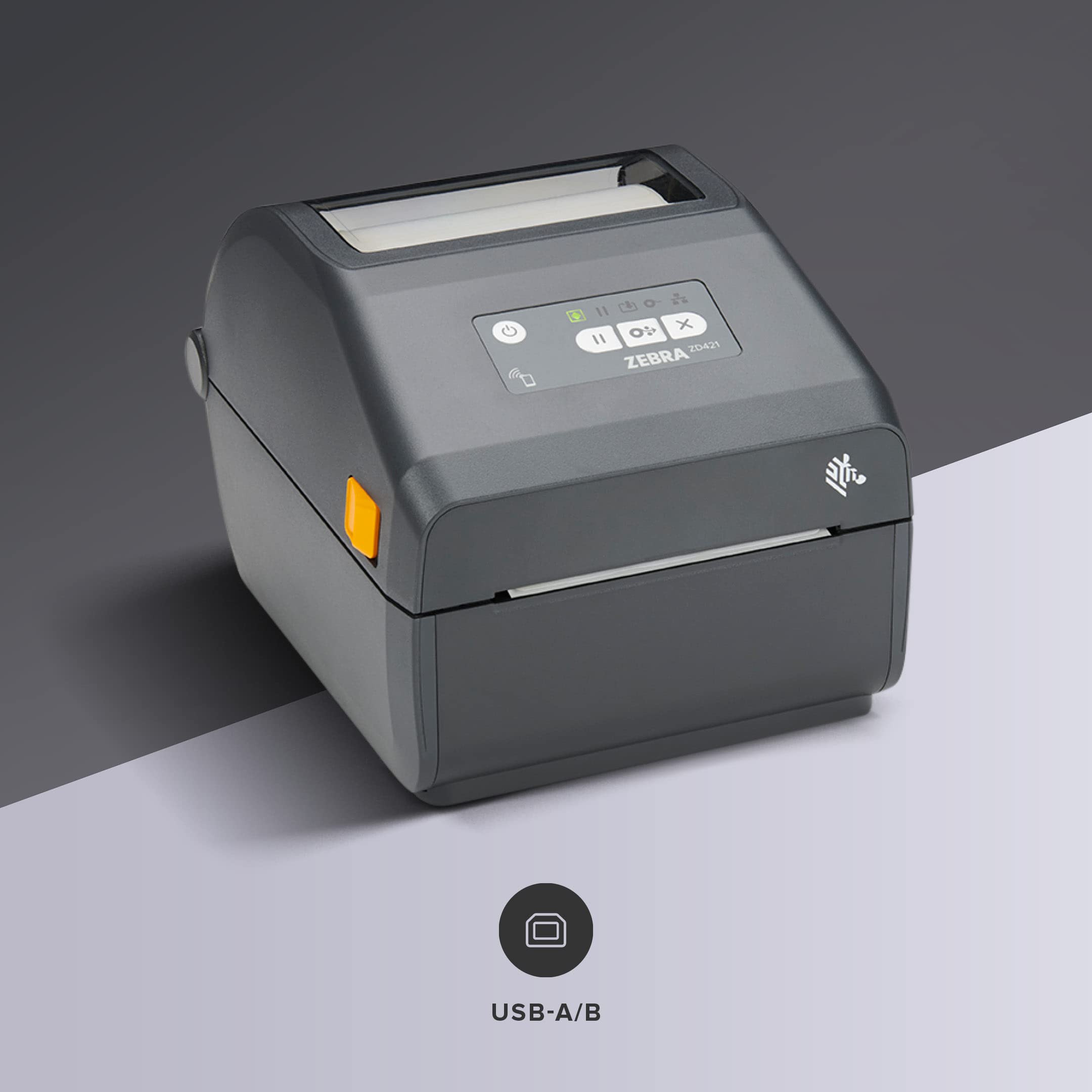 Zebra ZD421 8UM760 Direct Thermal Label Printer with LCD Display and 300 DPI