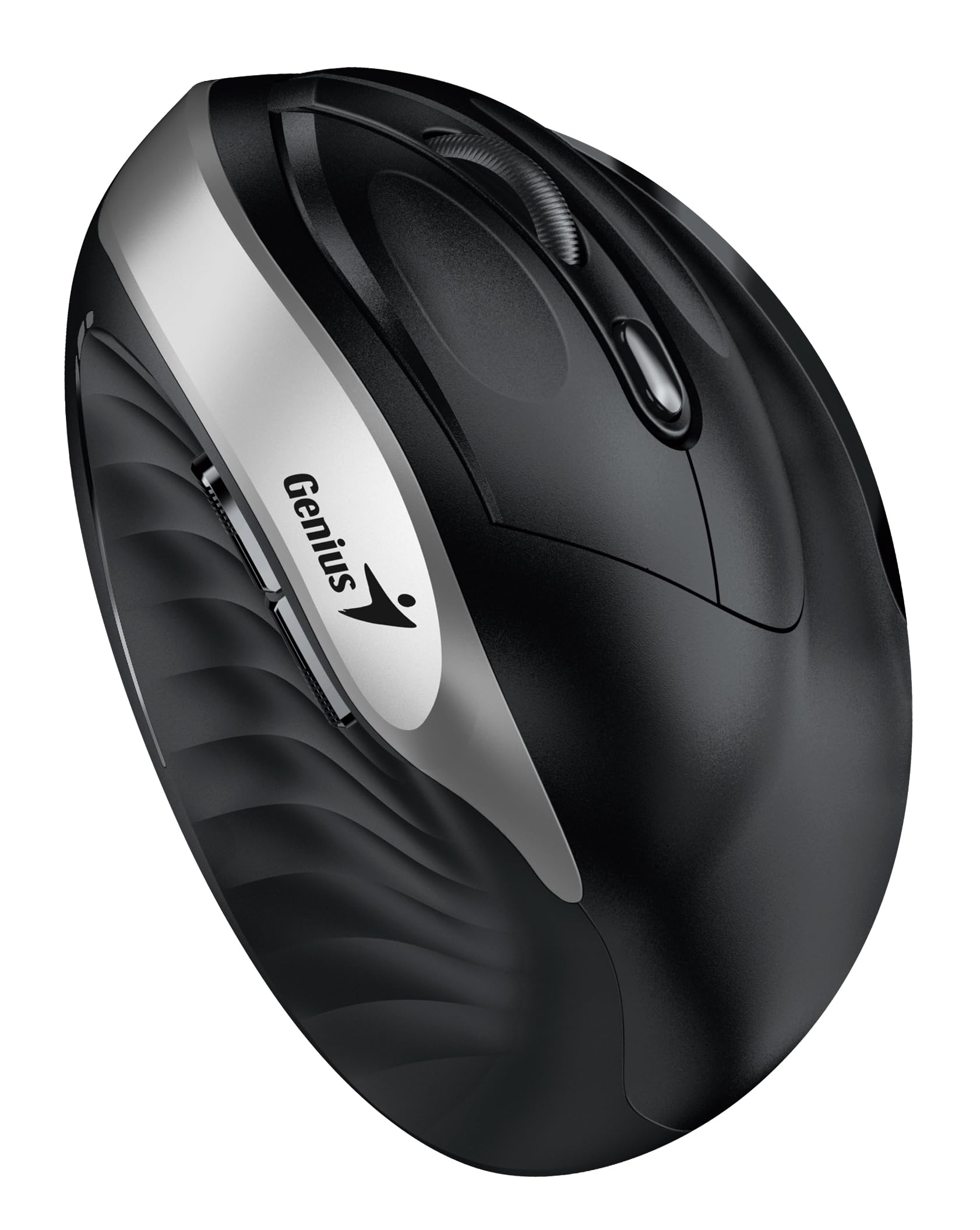 جينيس Ergonomic WIR. Ergo 8250S Vertical + مسند للرسغ فضة رمادي/أسود