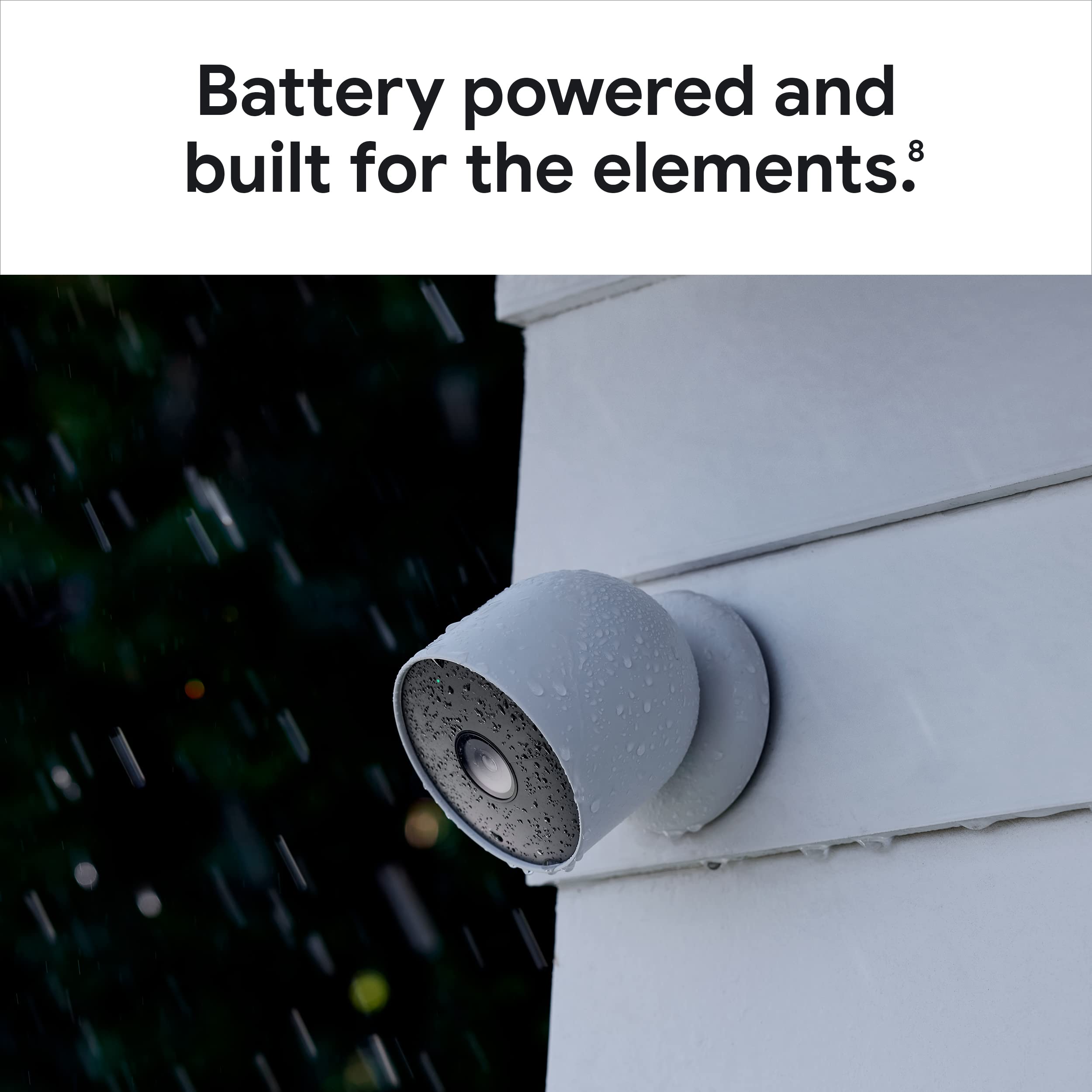 جوجل Nest GA01317-US Camera Battery Outdoor Indoor Snow بطارية