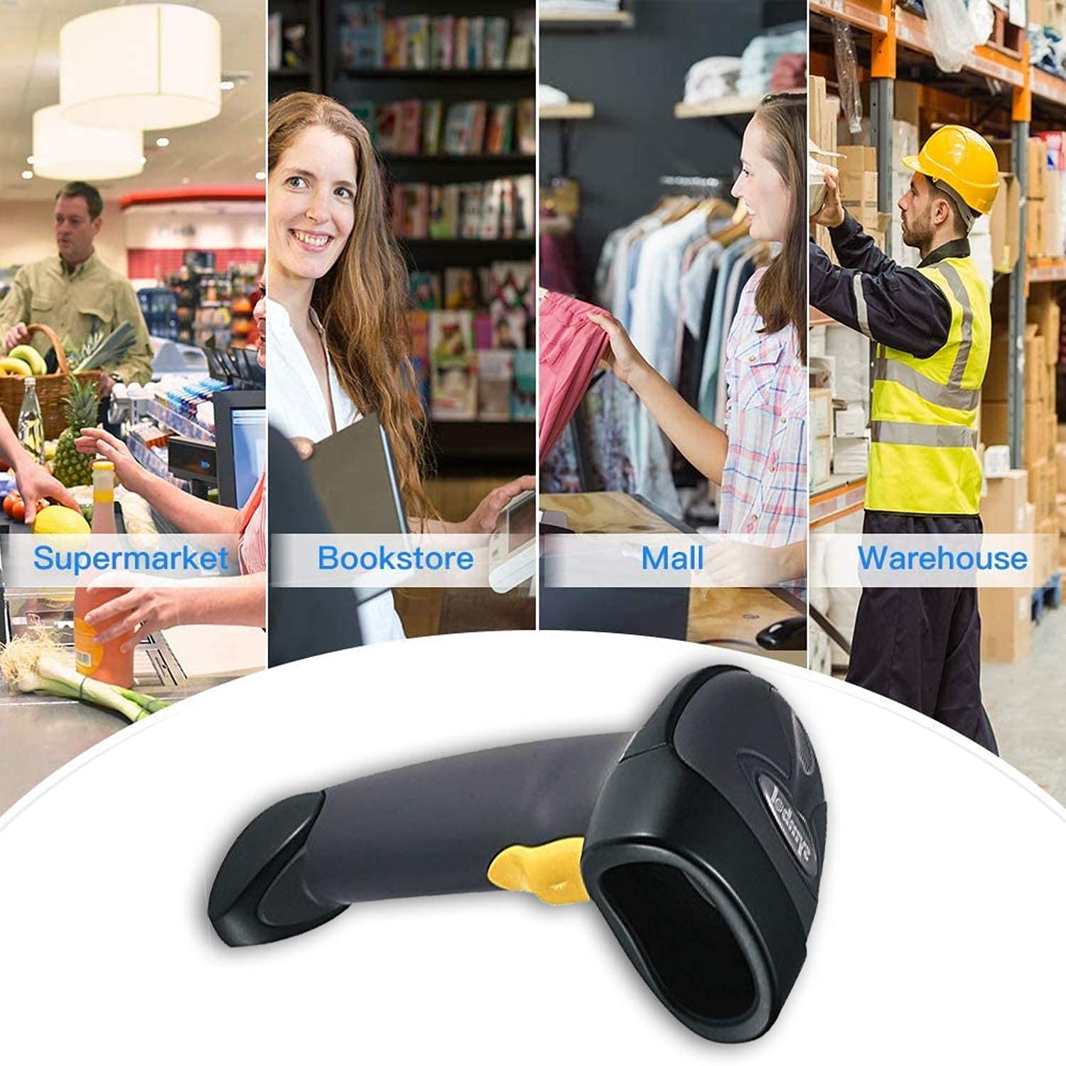 Zebra Symbol LS2208 Laser Barcode Scanner