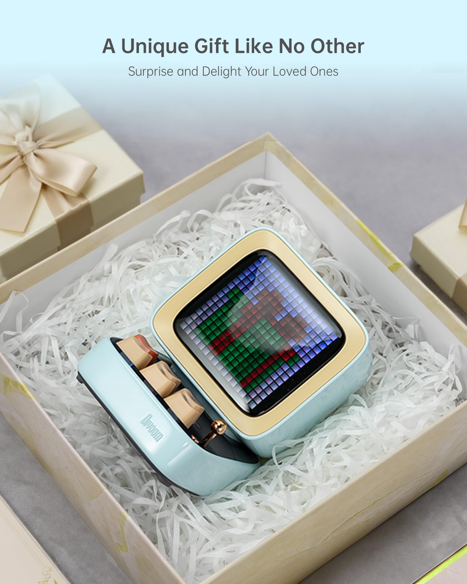 Divoom Ditoo Retro Pixel Art Bluetooth Speaker Green (Blue)