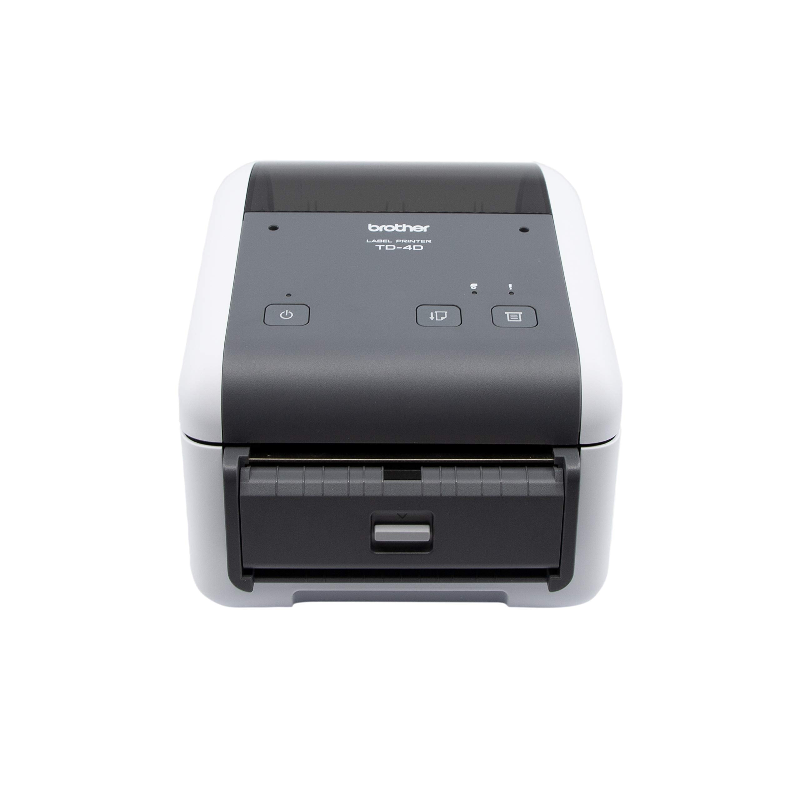 Brother TD-4550DNWB Desktop Direct Thermal Printer - Monochrome - Label Print - Ethernet - USB - Serial - Bluetooth