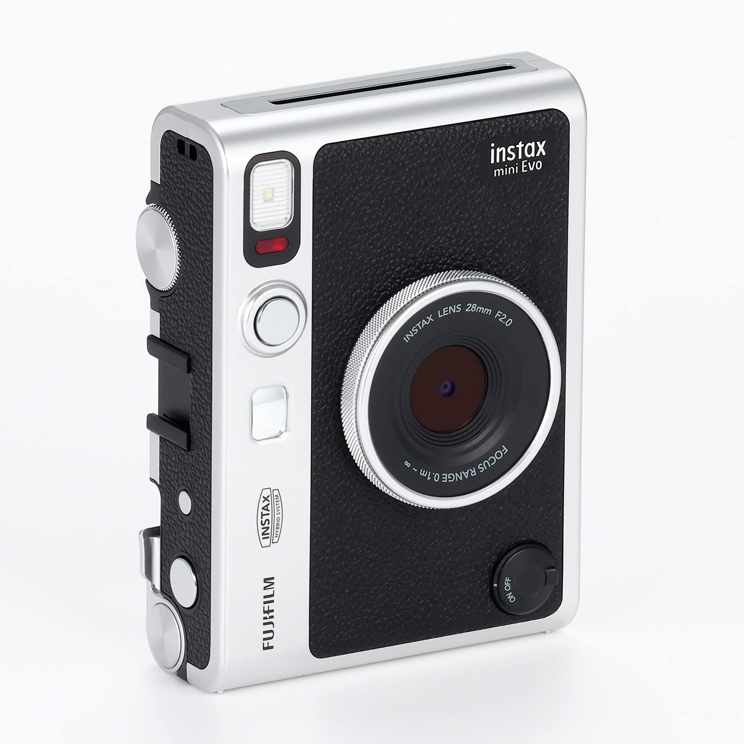 Fujifilm Instax Mini Evo Hybrid Instant Camera Black (Instant Camera/Smartphone Printer/Digital Camera)