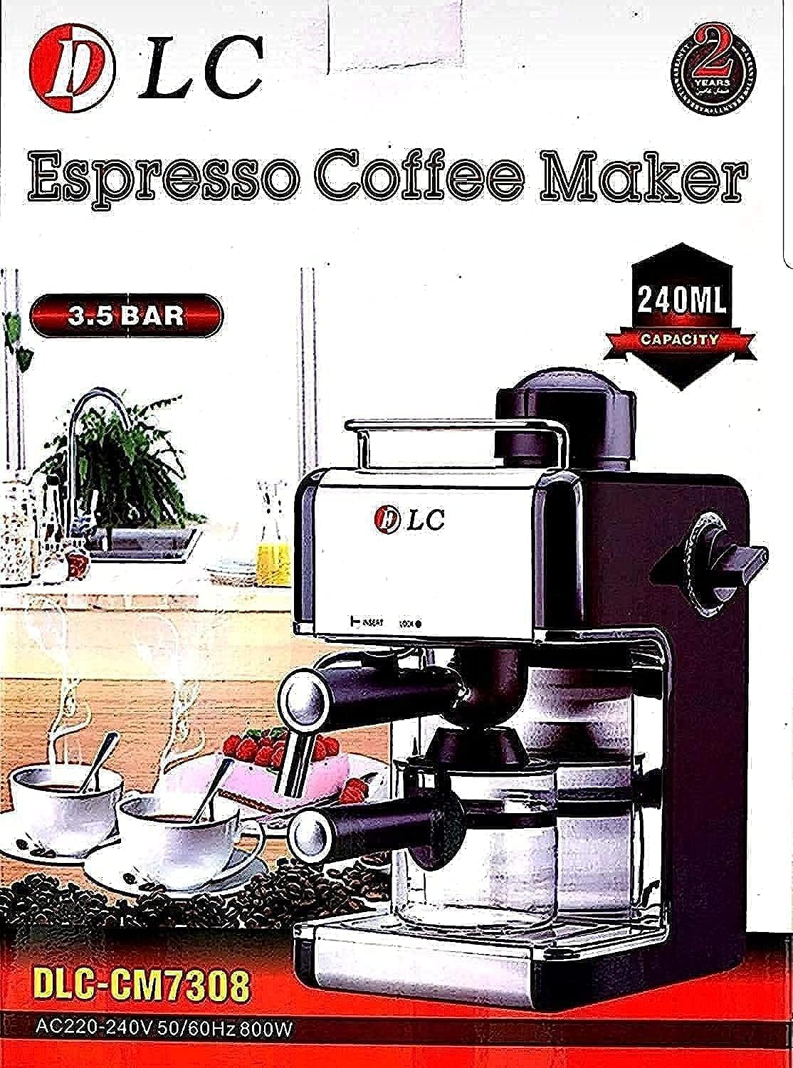 DLC Powder Combination Coffee Machine,Black -