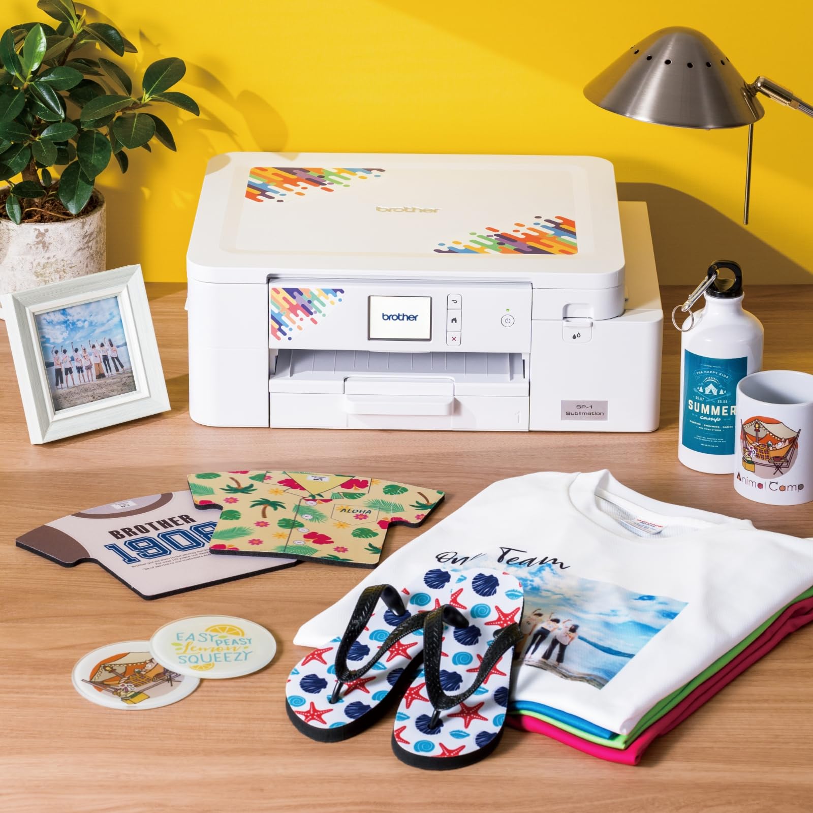 Brother Sublimation Transfer Printer SP-1 (Starter Ink Cartridge/Sublimation Transfer Paper 10 Sheets/Transferable Material: Polyester/Original Goods Making)