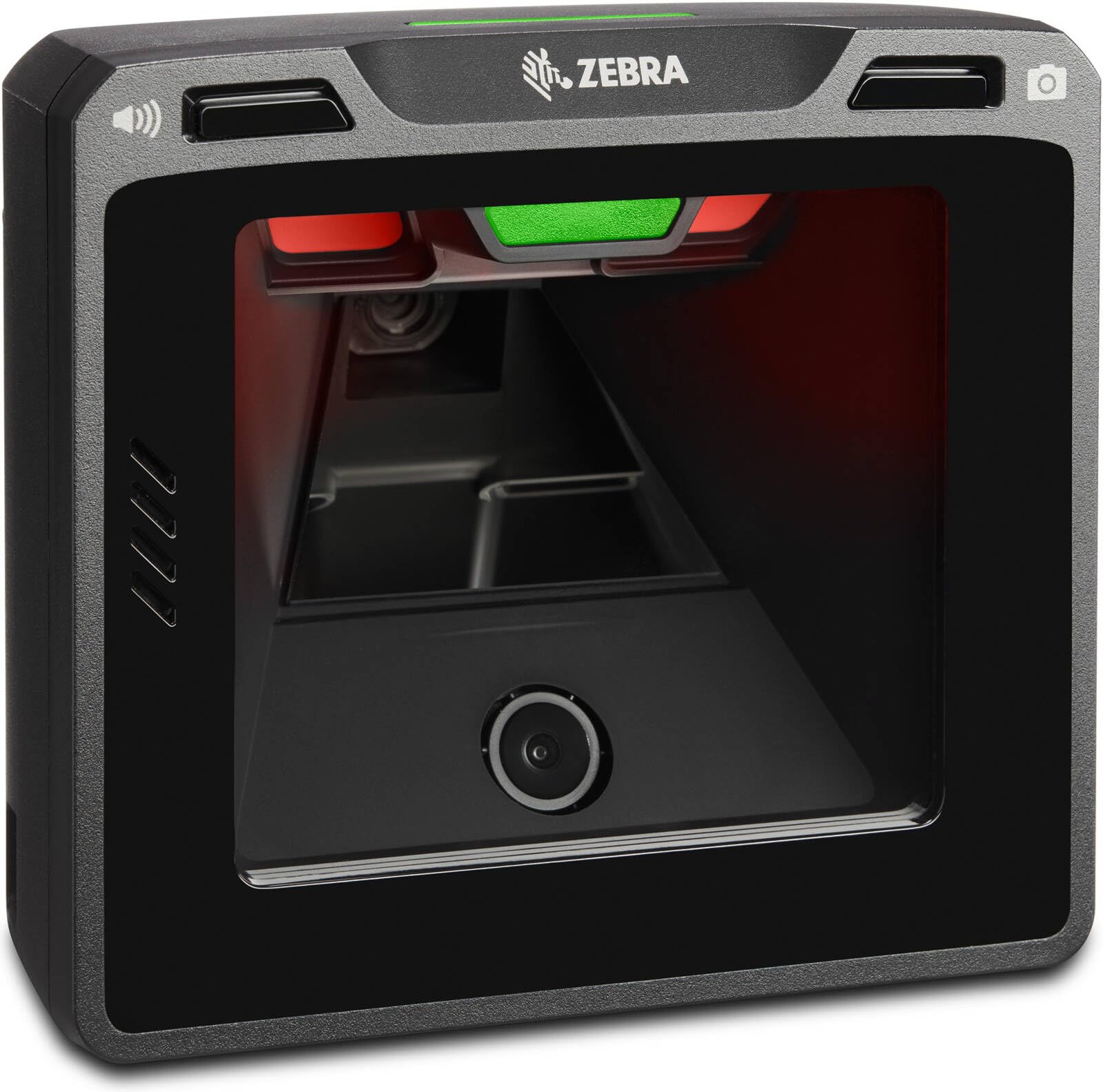 Zebra SP72-V On-Counter Vertical Scanner, 1D & 2D Scanner Type, 660 nm Wavelength, 1920 x 1200 pixels Sensor Resolution, IP52 Rated Protection, Black | SP7201-SV00004ZZWW