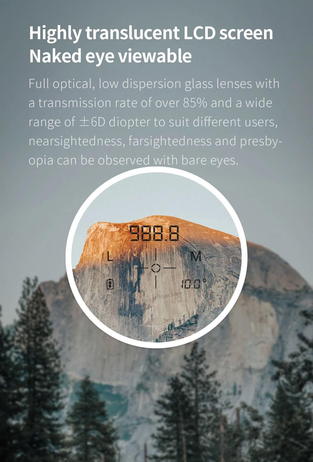 ATuMan TR1 Laser Rangefinder Telescope 6X Monocular 1200 Meter Distance Outdoors Digital Laser Measurement Tool