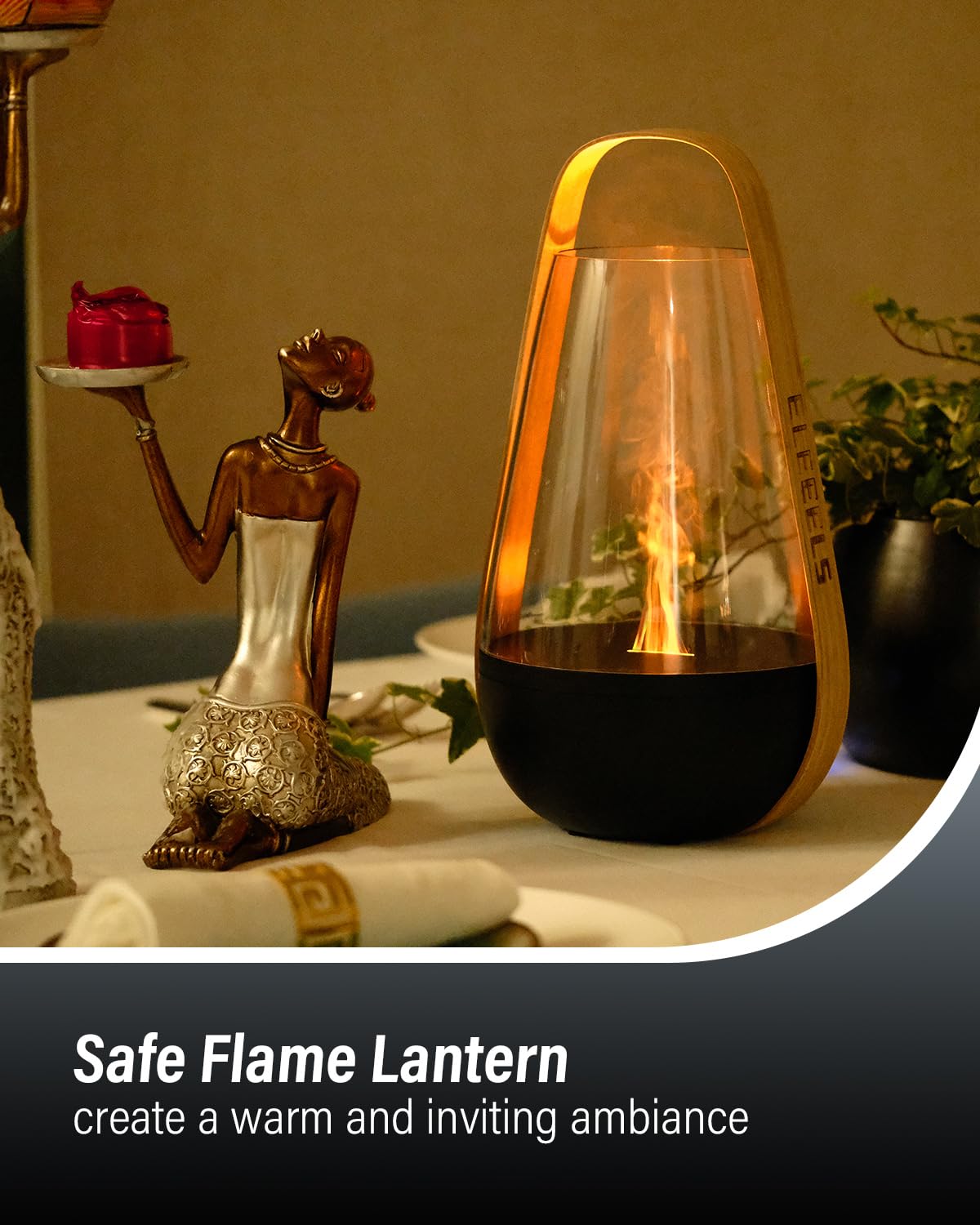 Essential Oil Diffuser, Birthday Gifts for Women, Men, Dad, and Teachers, Oil Diffuser with 3 Levels, Cool Mist Diffuser for Home, Safe Flame Aromatherapy Diffuser with Auto Shut-Off Function
