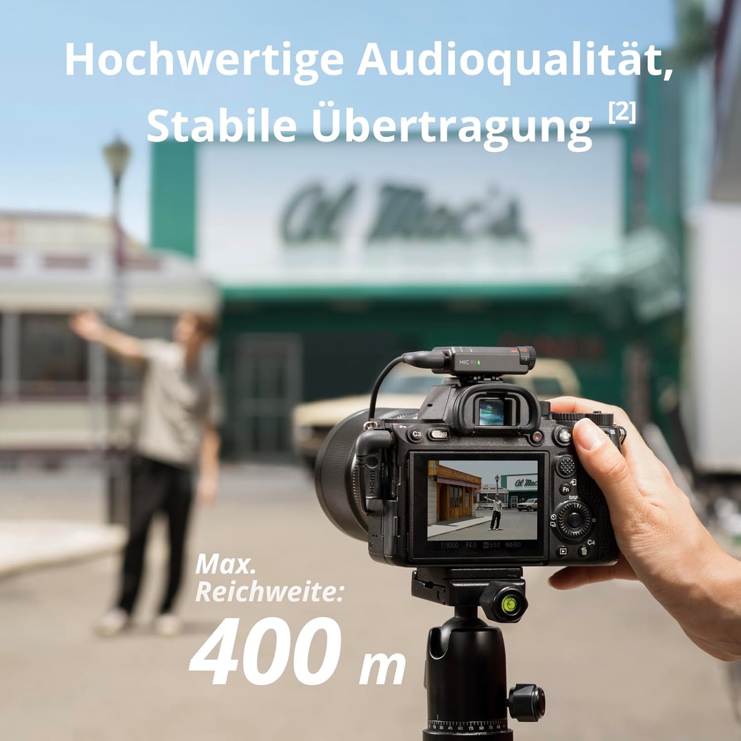 DJI ميكروفون صغير (2 تي اكس + 1 ار اكس + صندوق شحن)، خفيف للغاية، صوت اتش سي، استخدام 48 ساعة، الغاء الضوضاء، حد (ميكروفون صغير (2 تي اكس + 1 ار اكس + صندوق شحن))