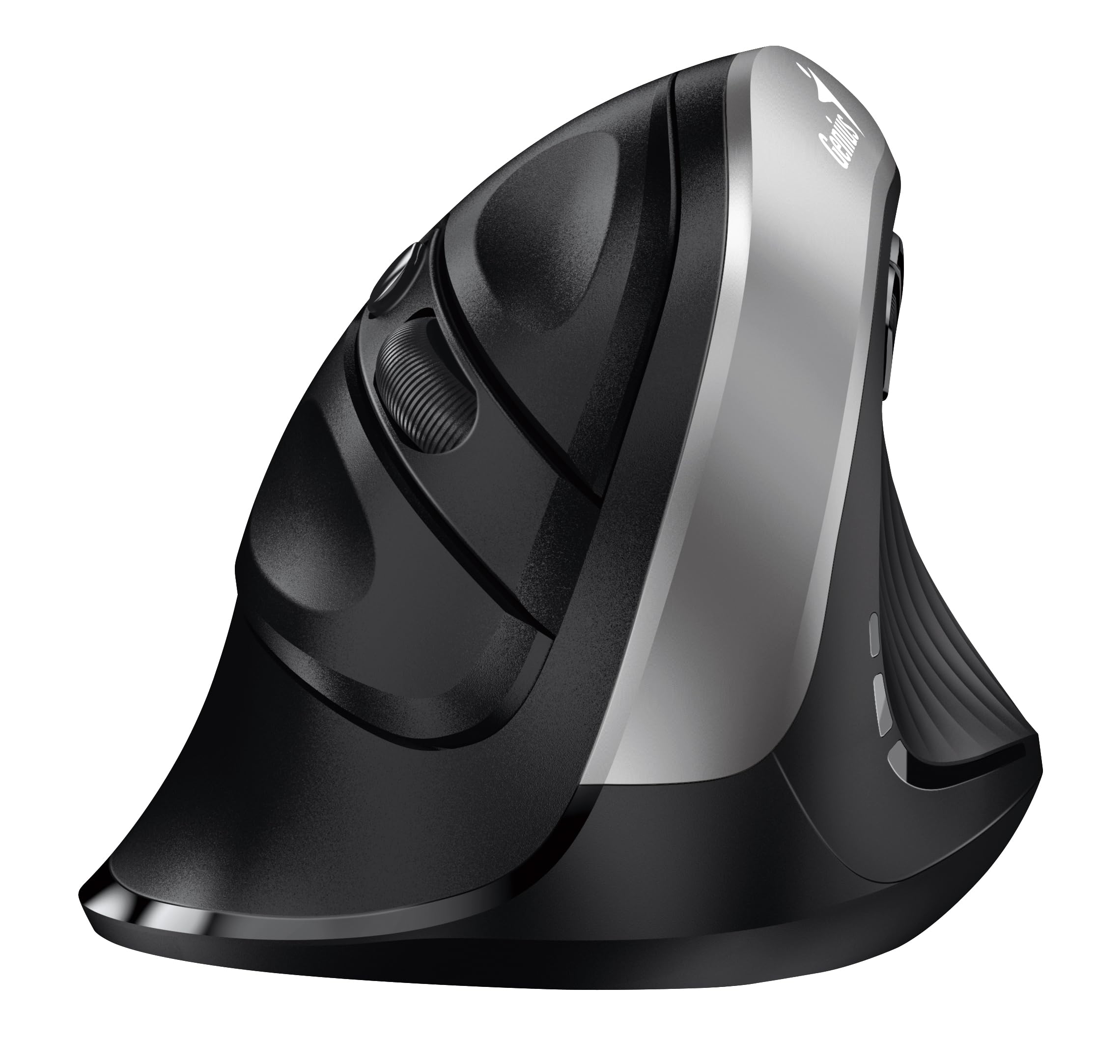 جينيس Ergonomic WIR. Ergo 8250S Vertical + مسند للرسغ فضة رمادي/أسود