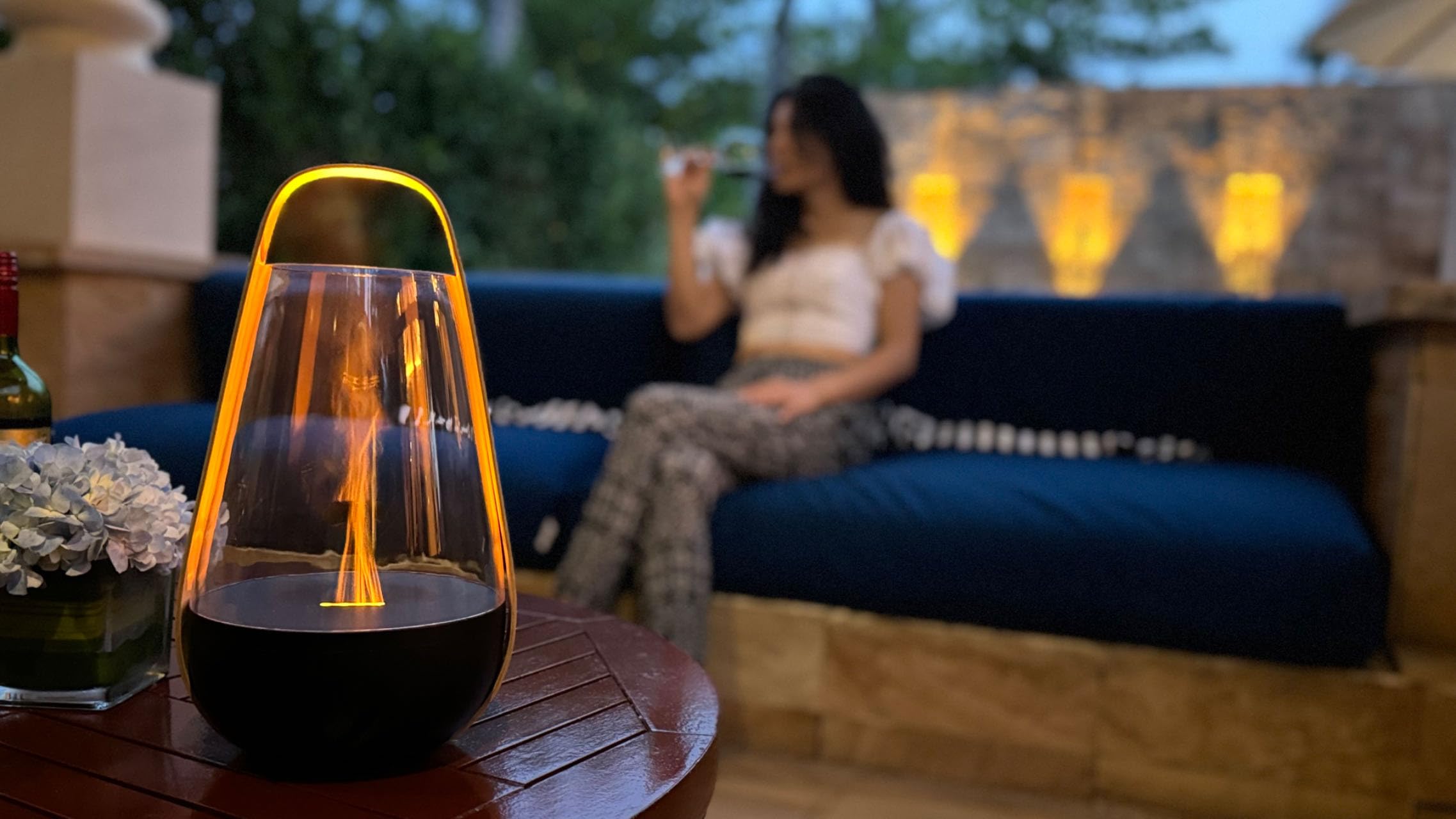 Essential Oil Diffuser, Birthday Gifts for Women, Men, Dad, and Teachers, Oil Diffuser with 3 Levels, Cool Mist Diffuser for Home, Safe Flame Aromatherapy Diffuser with Auto Shut-Off Function