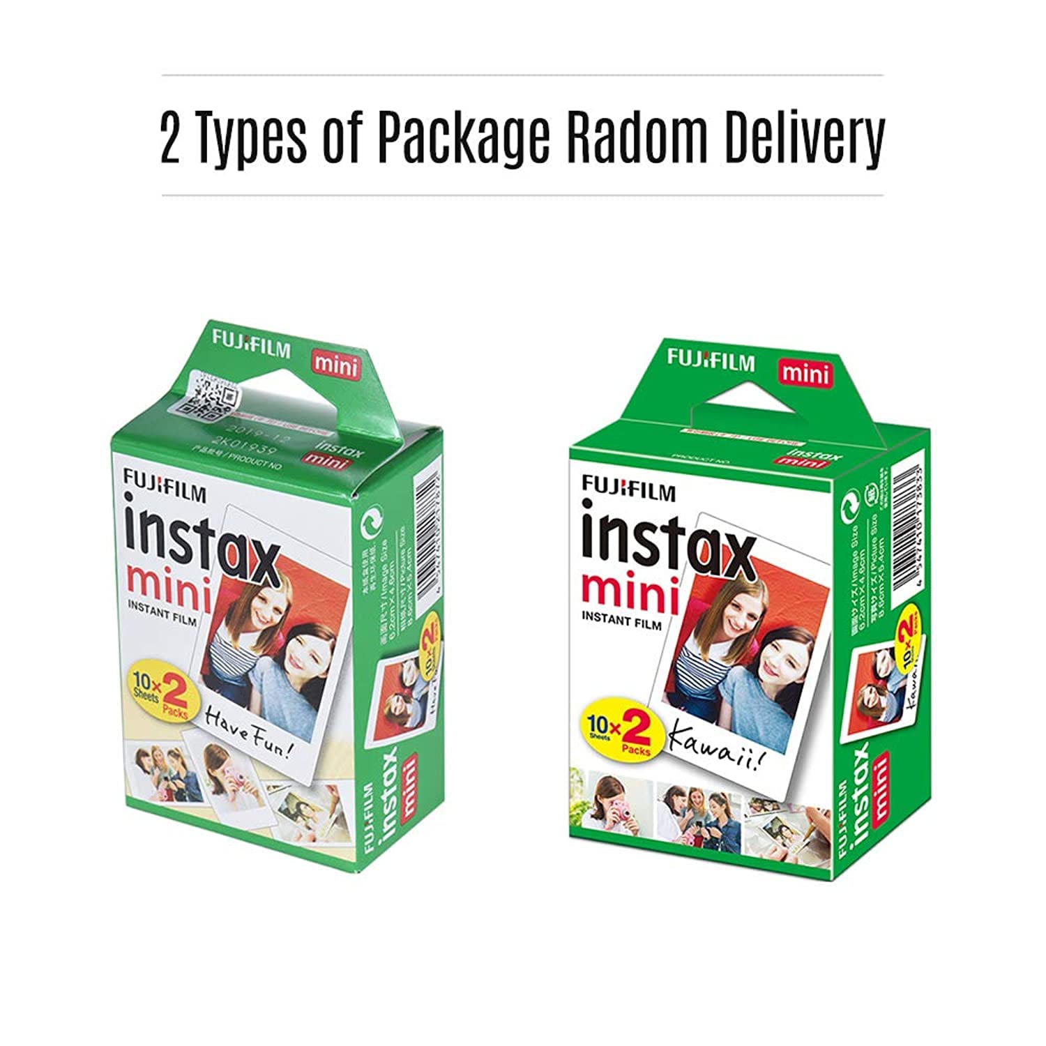 Fujifilm Instax Mini Instant Film 60 Sheets - 6 Packs of 10 Sheets, 3216576414