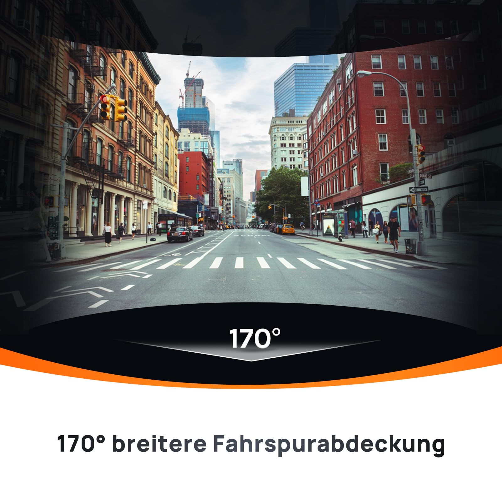 70mai True 2.7K 1944P Dash Cam M500, eMMC Built-in 128GB Memory, Powerful Night Vision with HDR, 170° FOV, 24H Parking Monitoring, Time Lapse Recording, Built-in GPS, ADAS, App Control
