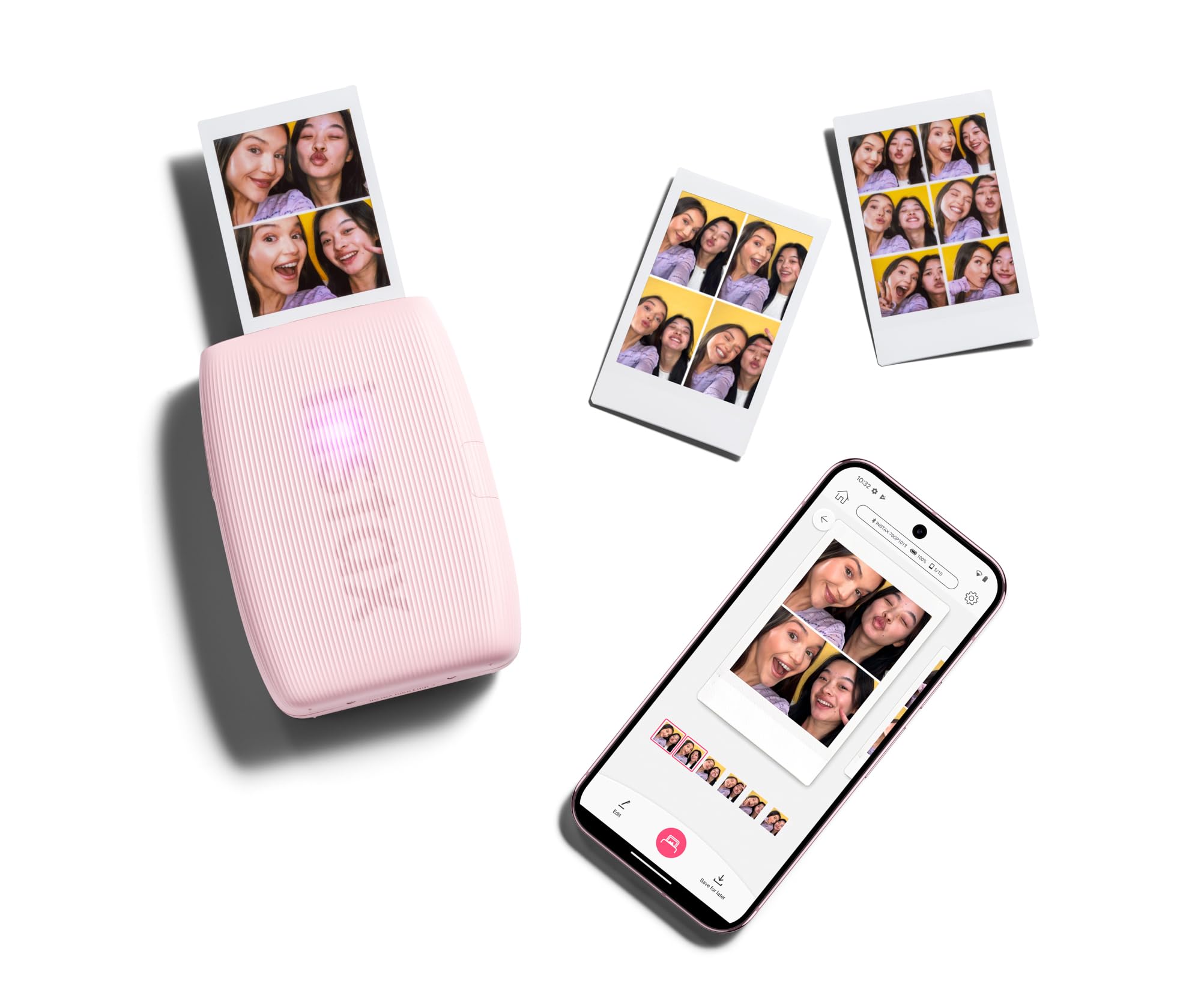 Fujifilm Instax Mini Link 3 Google Pixel Special Edition Smartphone Printer - Pink