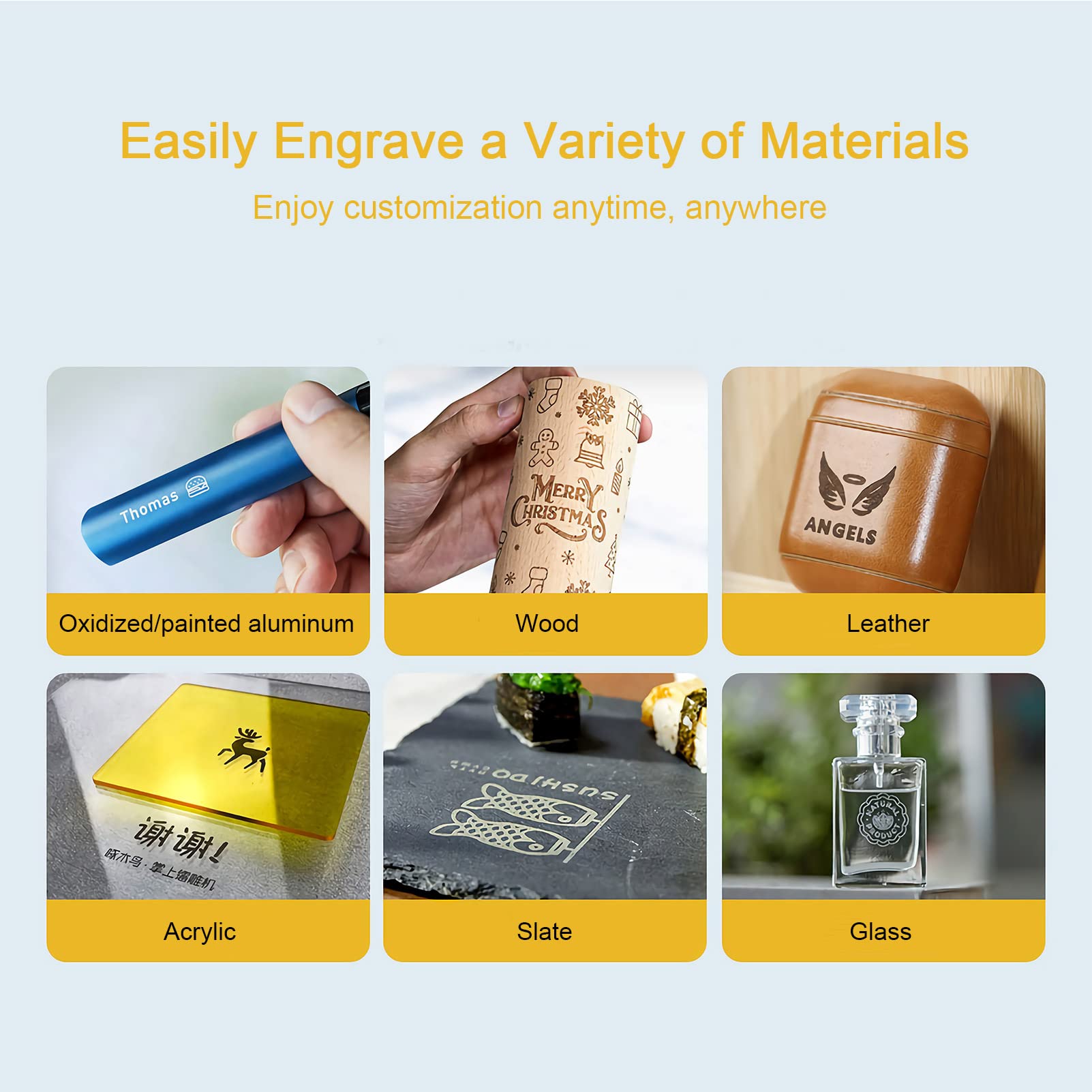 LaserPecker 2 Laser Engraver with Rotary Engraving Machine Cutter for Wood DIY Laser Etcher Portable Printer Metal Cups Compact Roller Etching Tool Desktop Handheld Mini with Stand Shield