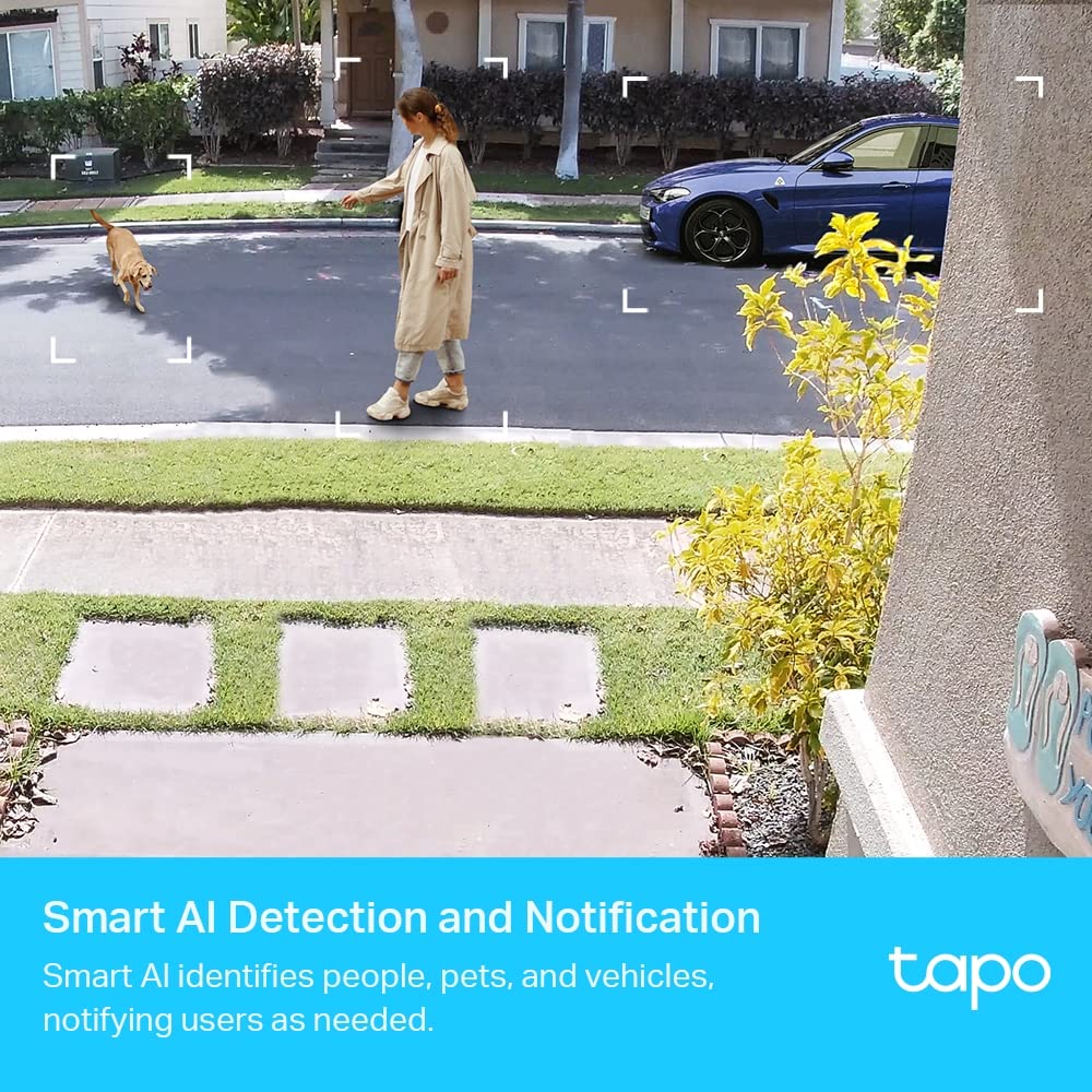 Tapo 2K 4MP Smart Wireless CCTV Security Camera System by TP-Link | 180-Day Battery Life | Color Night Vision | Person, Pet & Vehicle Detection | Two-Way Audio | IP65 Waterproof & Dustproof