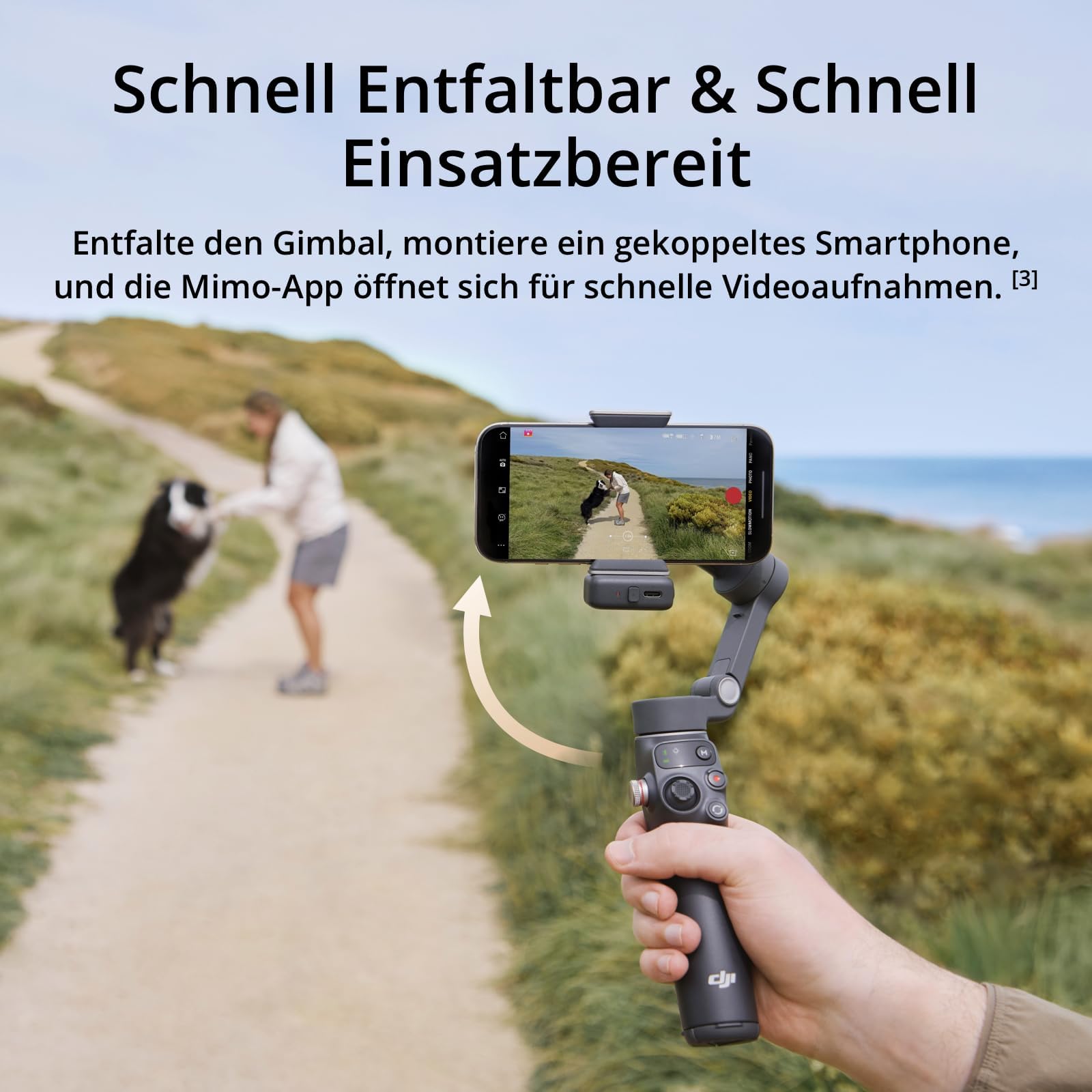 DJI Osmo Mobile 7 Pro Gimbal Stabilizer for iPhone, Android, Native Tracking, Lighting, 3-Axis Smartphone Gimbal, Quick Start, One-Click Editing, Built-in Extension Rod and Tripod