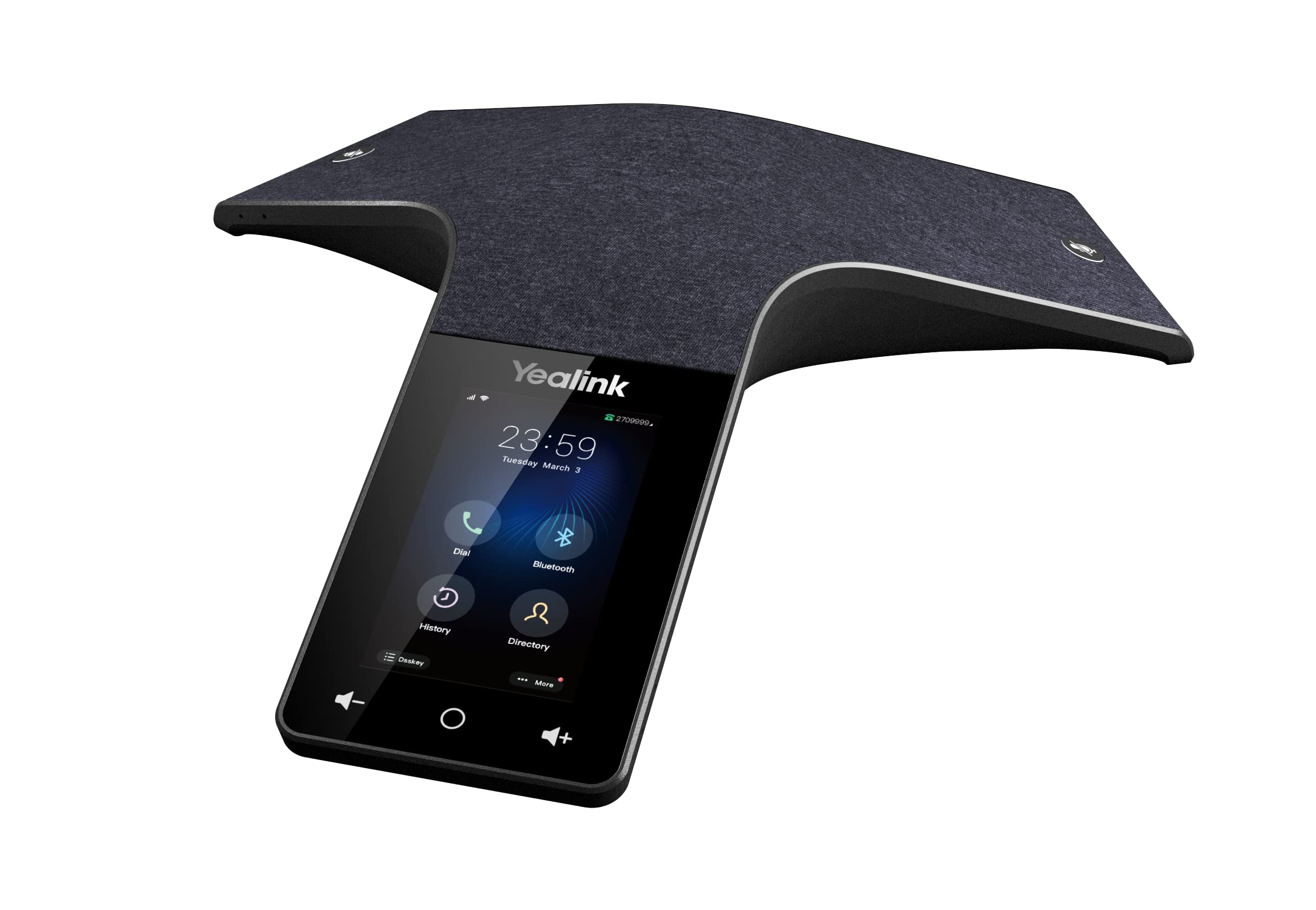 Yealink IP Conference Station CP925 - Wired/Wireless - Wi-Fi - Desktop - Black
