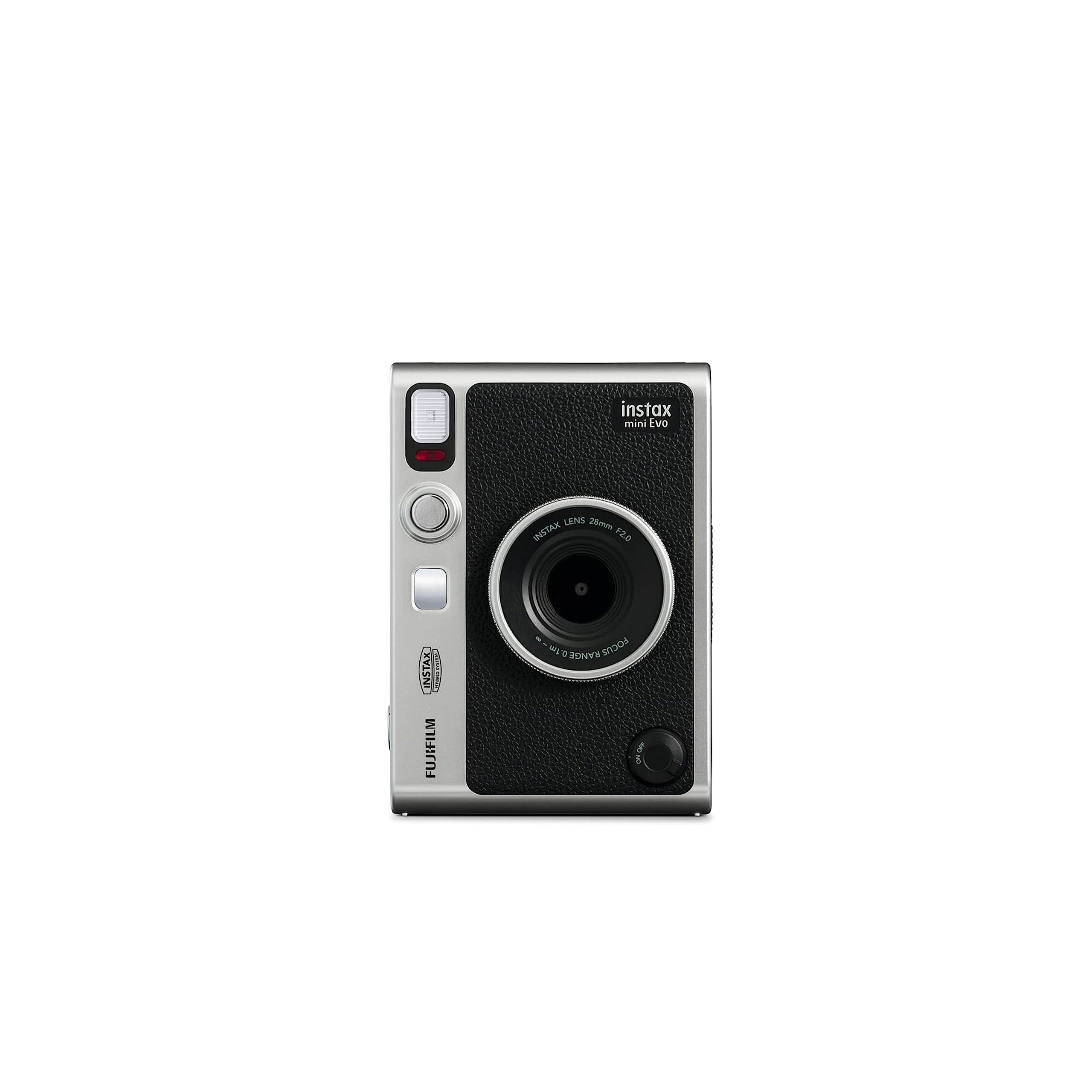 Fujifilm Instax Mini Evo 2-in-1 Camera and Photo Printer with 2.7-inch LCD Screen, 10 Lenses and 10 Film Effects, Mini Film Format, Black