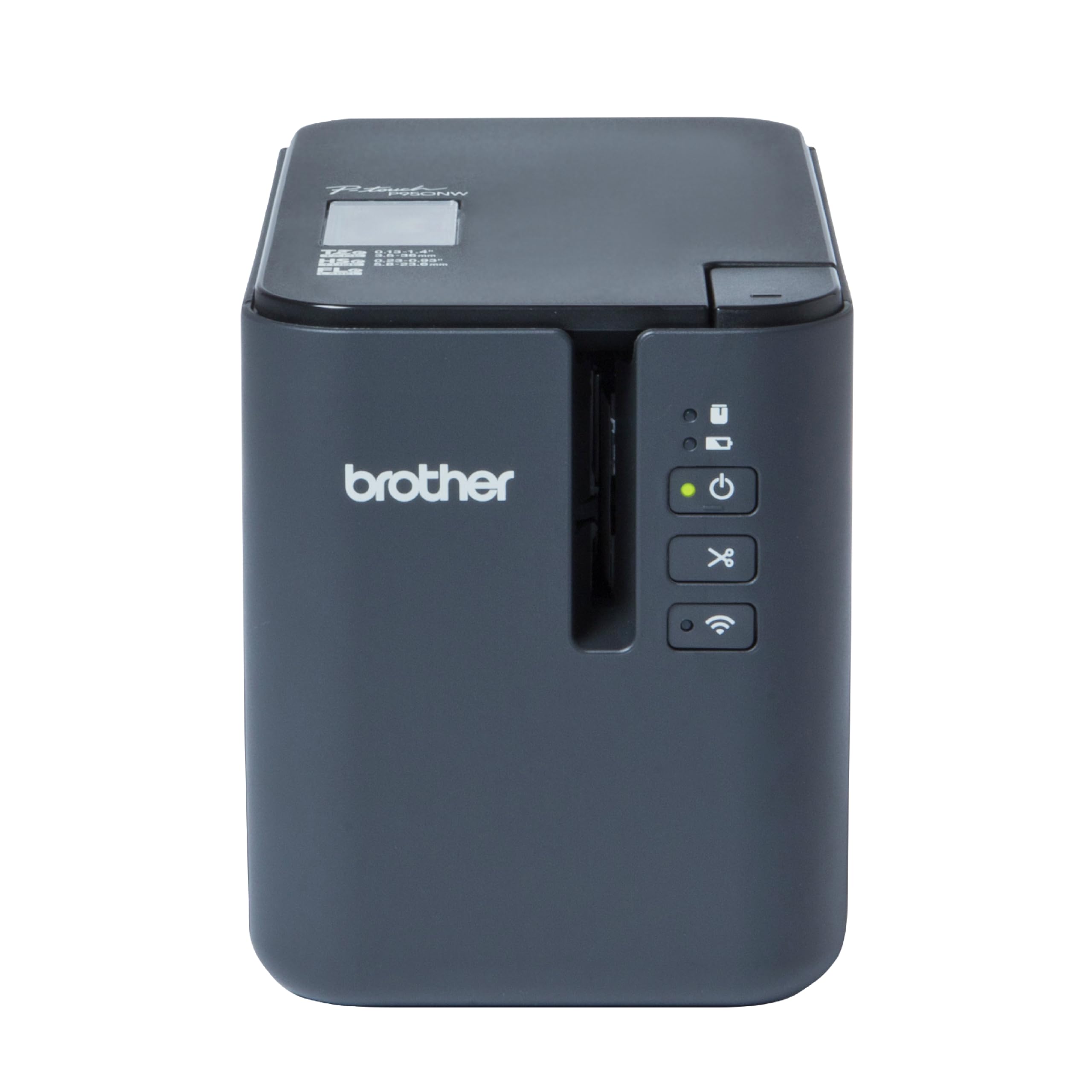 برذر طابعة ملصقات اسود و ابيض - PT-P950NW