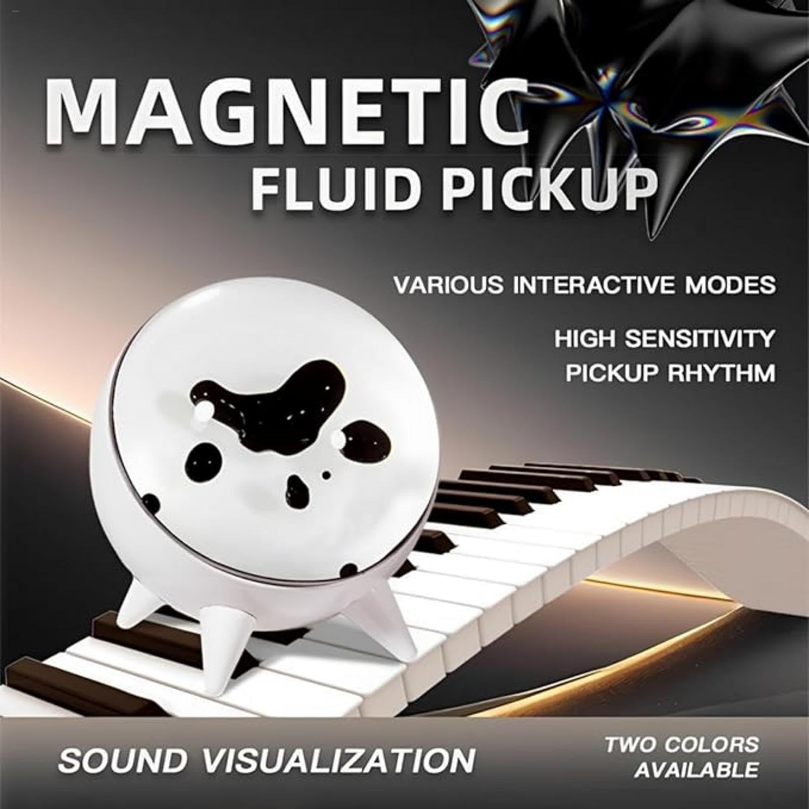 Twoily Dancing Ferrofluid Speaker with Music Rhythm, Theremin, Magnetic Liquid Display Lamp, Magnetic Liquid Toy, Gifts for Festivals and Birthdays