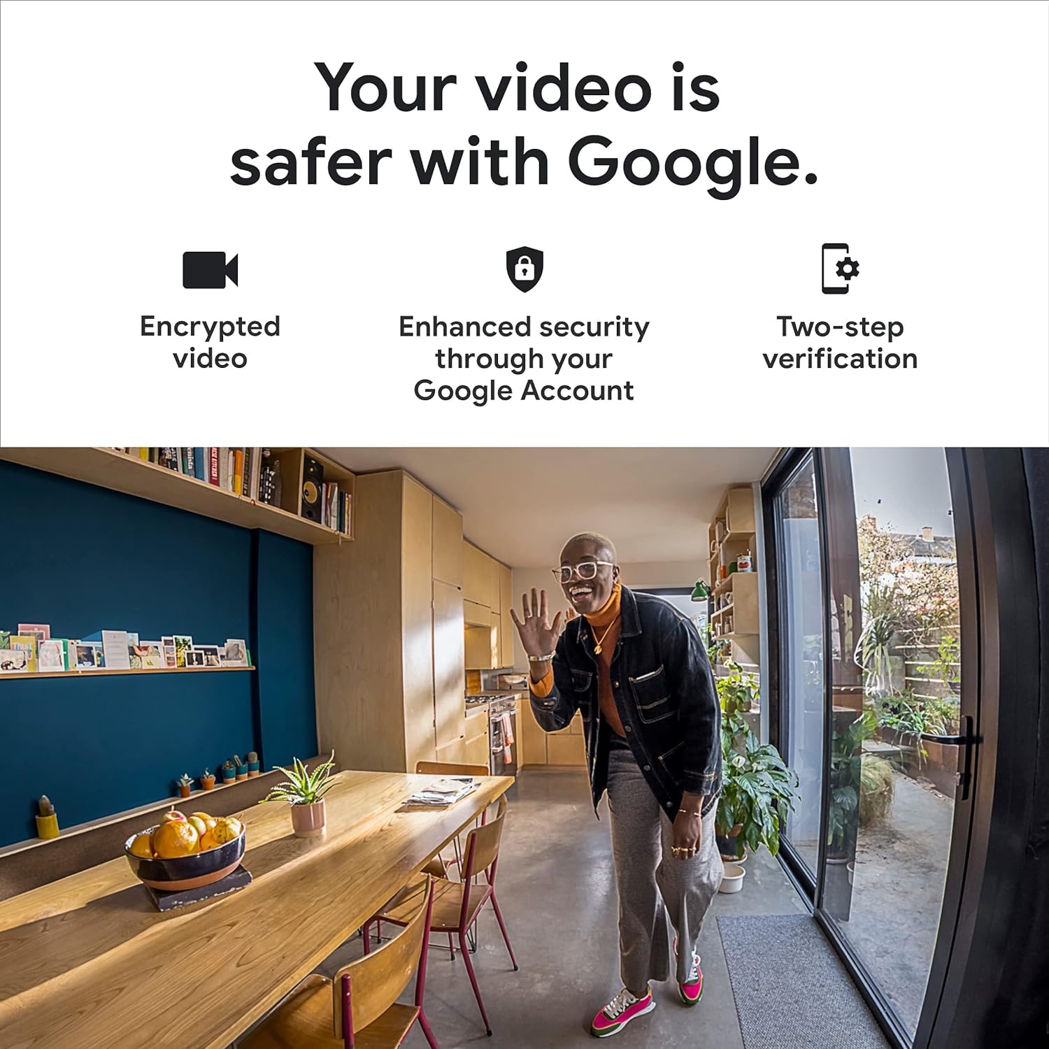 Google Nest Cam (Indoor, Wired) 2nd Gen, 1080p HDR Security Camera, Night Vision, Person/Pet/Vehicle Alerts, 2-Way Audio, 3-Hour Event History, Works Home, Snow, Bulk Packaging
