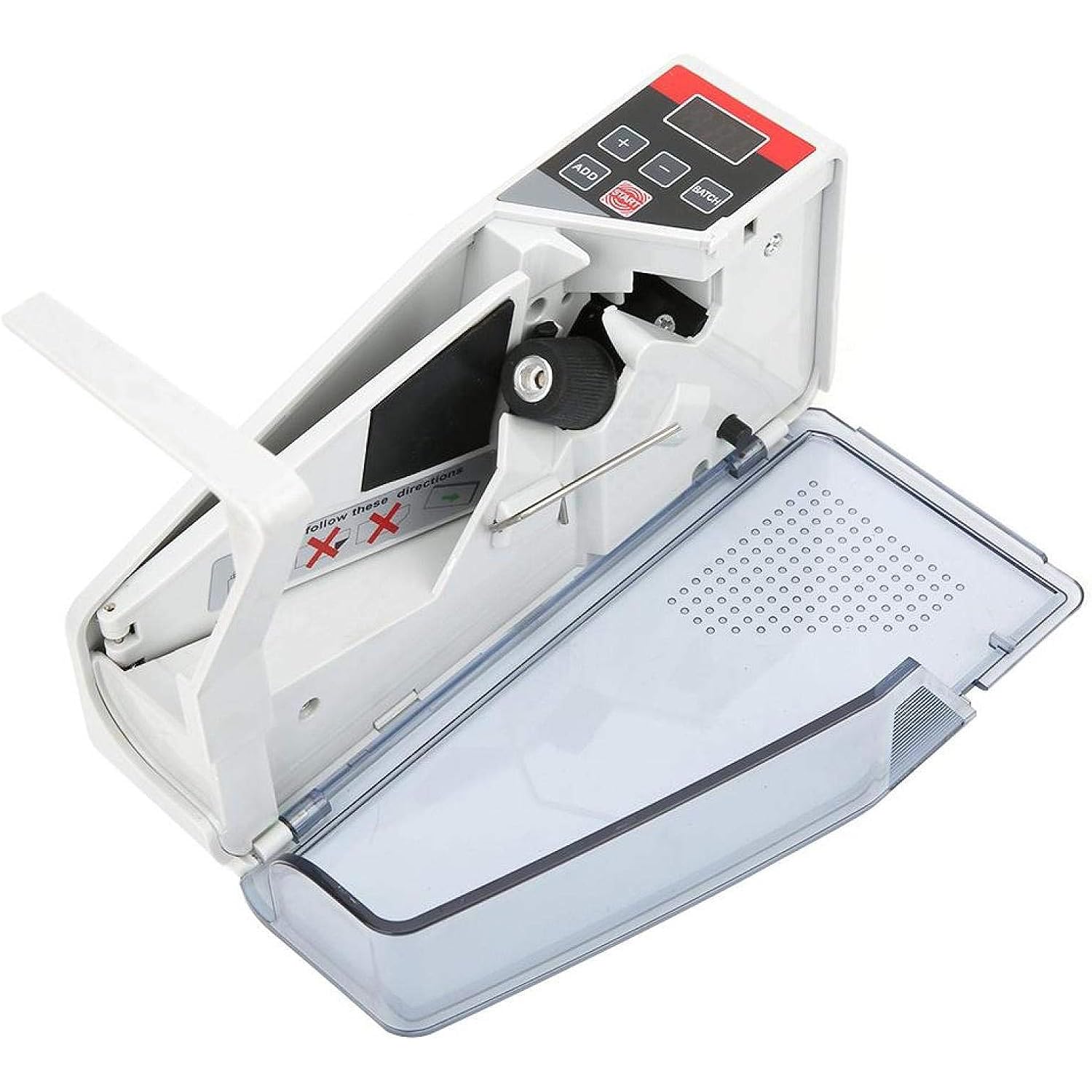 Cash Money Counting Machine, Money Counter Machine, Handheld Mini Portable Bill Cash Money Register Currency Counter Counting Machine with LED Display Financial Equipment
