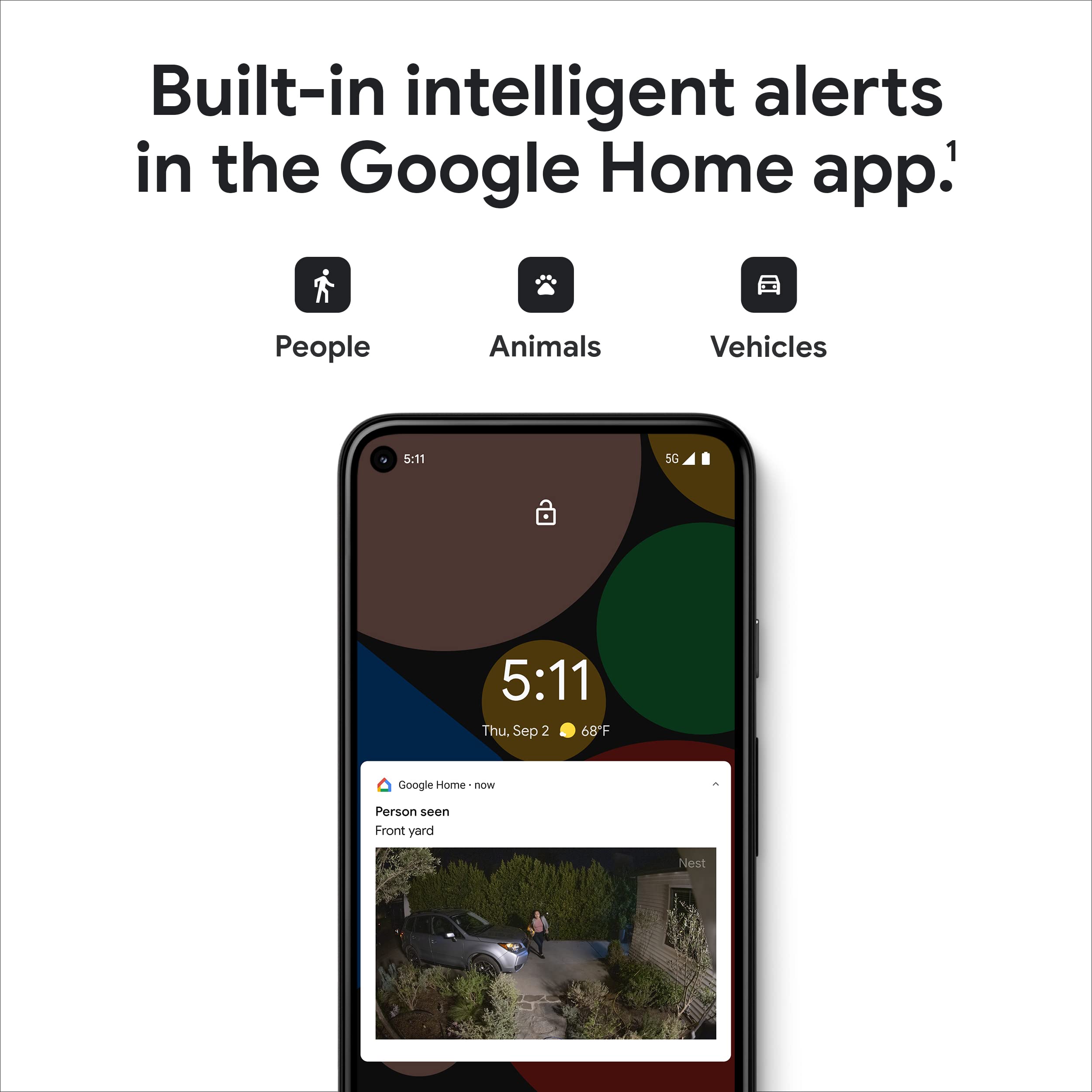 جوجل Nest GA01317-US Camera Battery Outdoor Indoor Snow بطارية