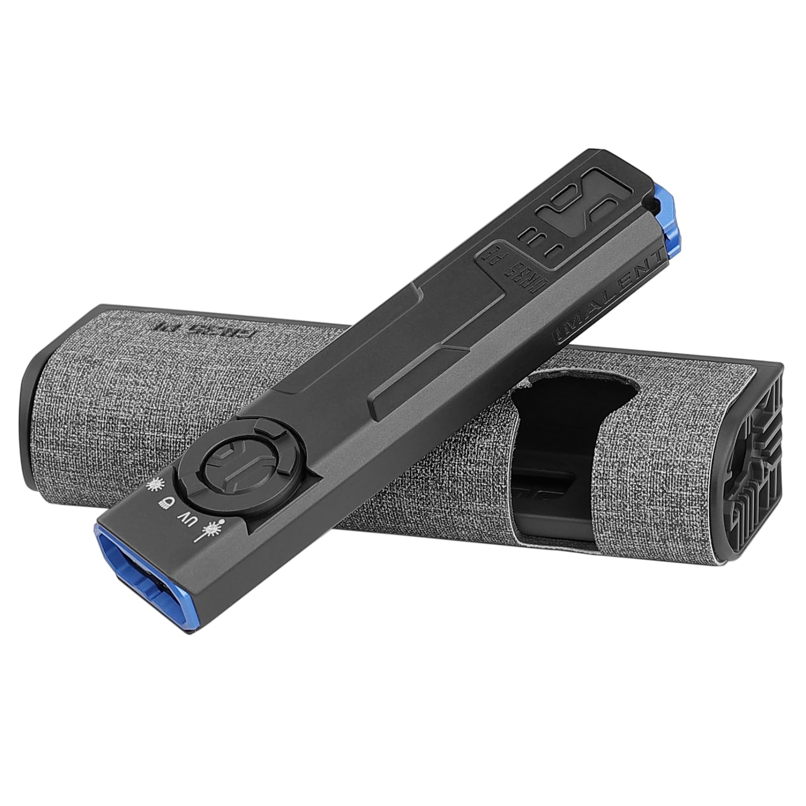 IMALENT GR35 The Most Powerful Flat EDC Torch, UV 365nm + Red, 4 Light Sources, IPX7 Waterproof, Quick Charge Type-C for Hiking Emergency DIY (Green PE)