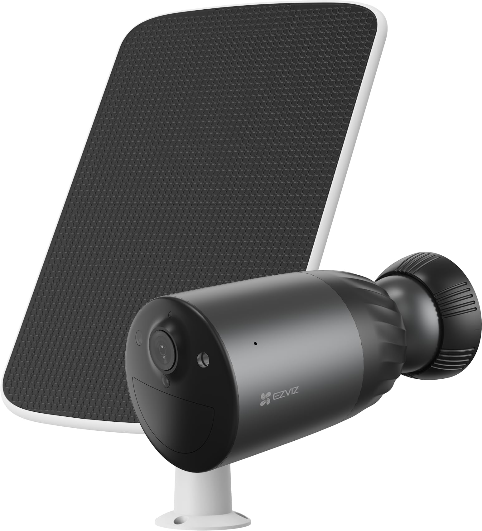 EZVIZ مجموعة بي سي اي سي، 8MP، 4K | بطارية قابلة لاعادة الشحن مع لوحة شمسية، بانورامية، تتبع تلقائي، رؤية ليلية ملونة، كشف الحركة، صوت ثنائي الاتجاه، للاستخدام الخارجي