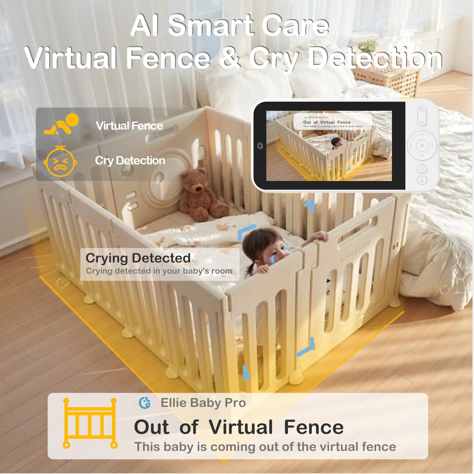 Ellie Baby Monitor with App
