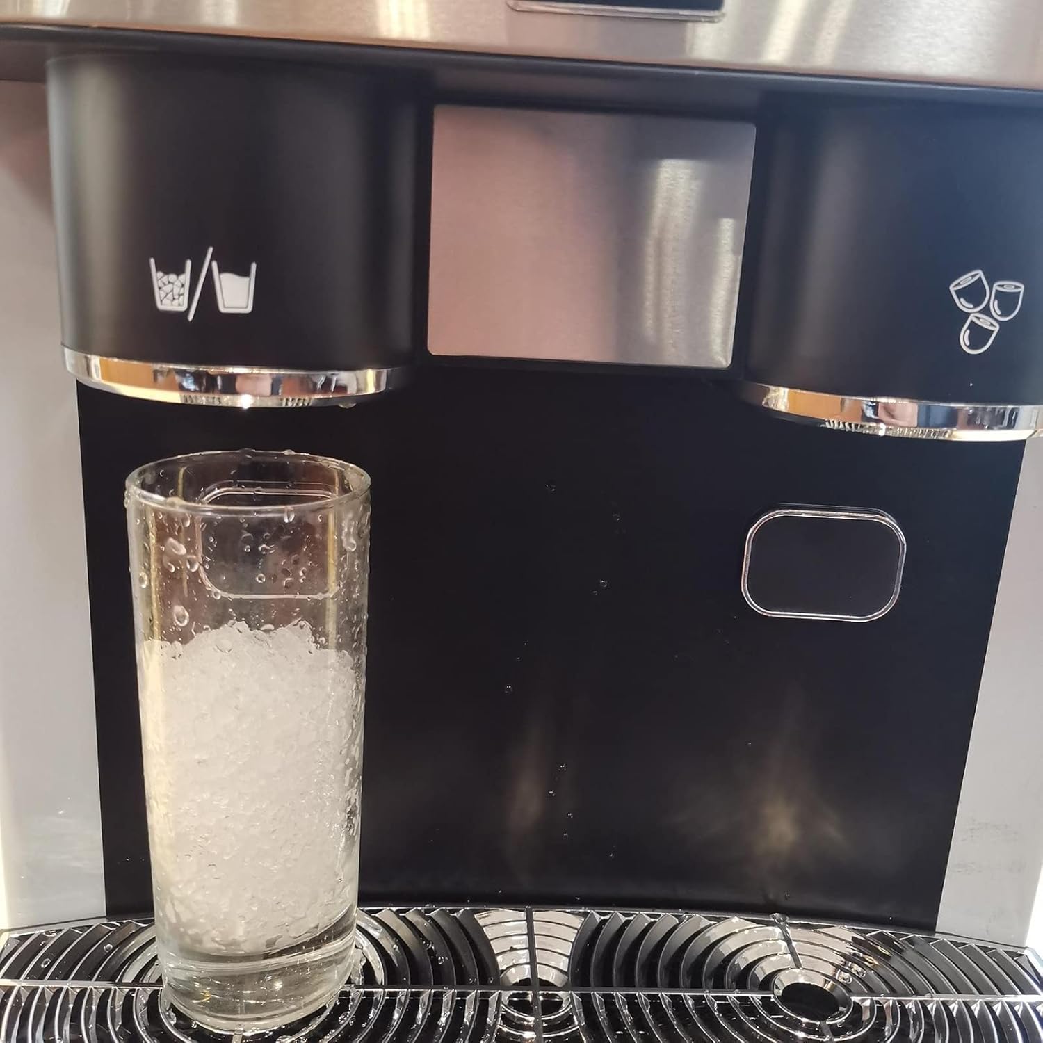 Fipka DLC Household Ice Making Crushed Ice Cold Water 3 in 1 Ice Machine, 8-12 Minutes Fast Ice Maker 18KG Per 24H, 150W DLC-37563 Automatic Portable Ice Maker for Home Office Bar Party