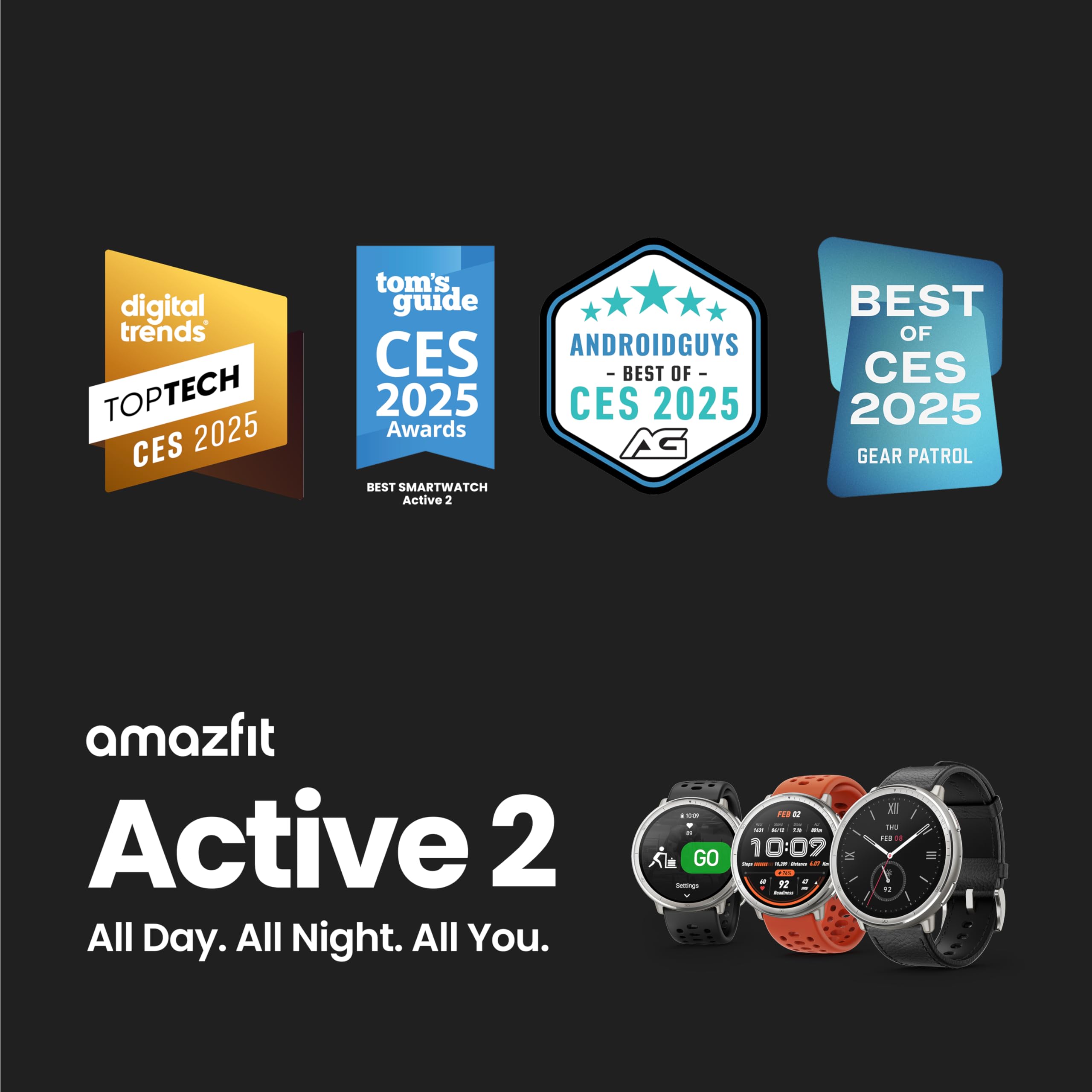 Amazfit Active 2 Smart Watch 44mm