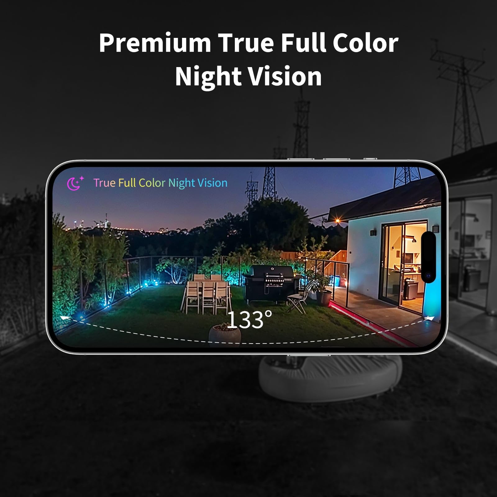 Aqara G5 Pro WiFi Camera Global Version - 2.6K UHD with AI Detection, Full-Color Night Vision, HomeKit Secure Video, IP65 Water and Dust Resistant, Zigbee/Thread/Matter Support - White