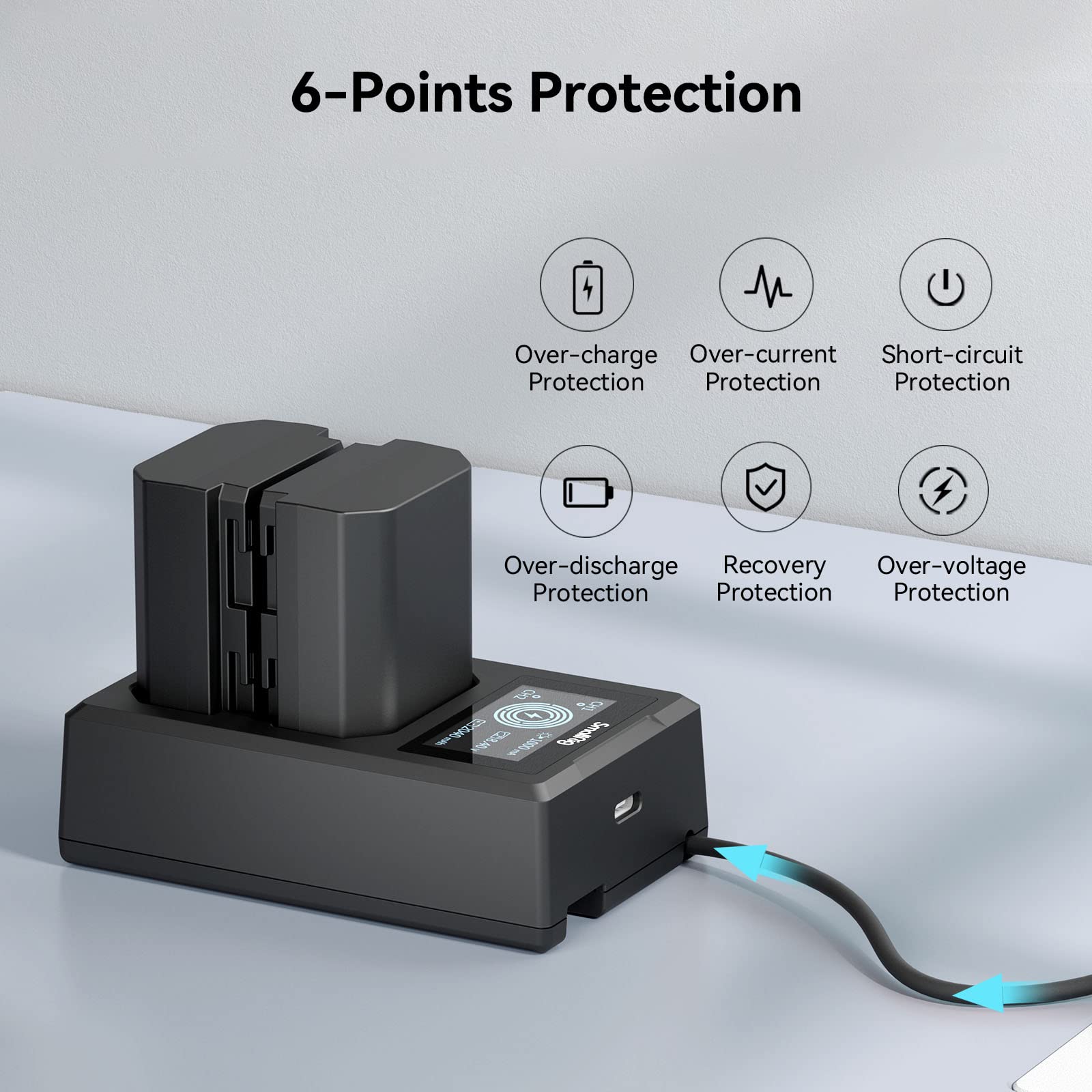 SmallRig NP-FZ100 Camera Battery Charger 3824B