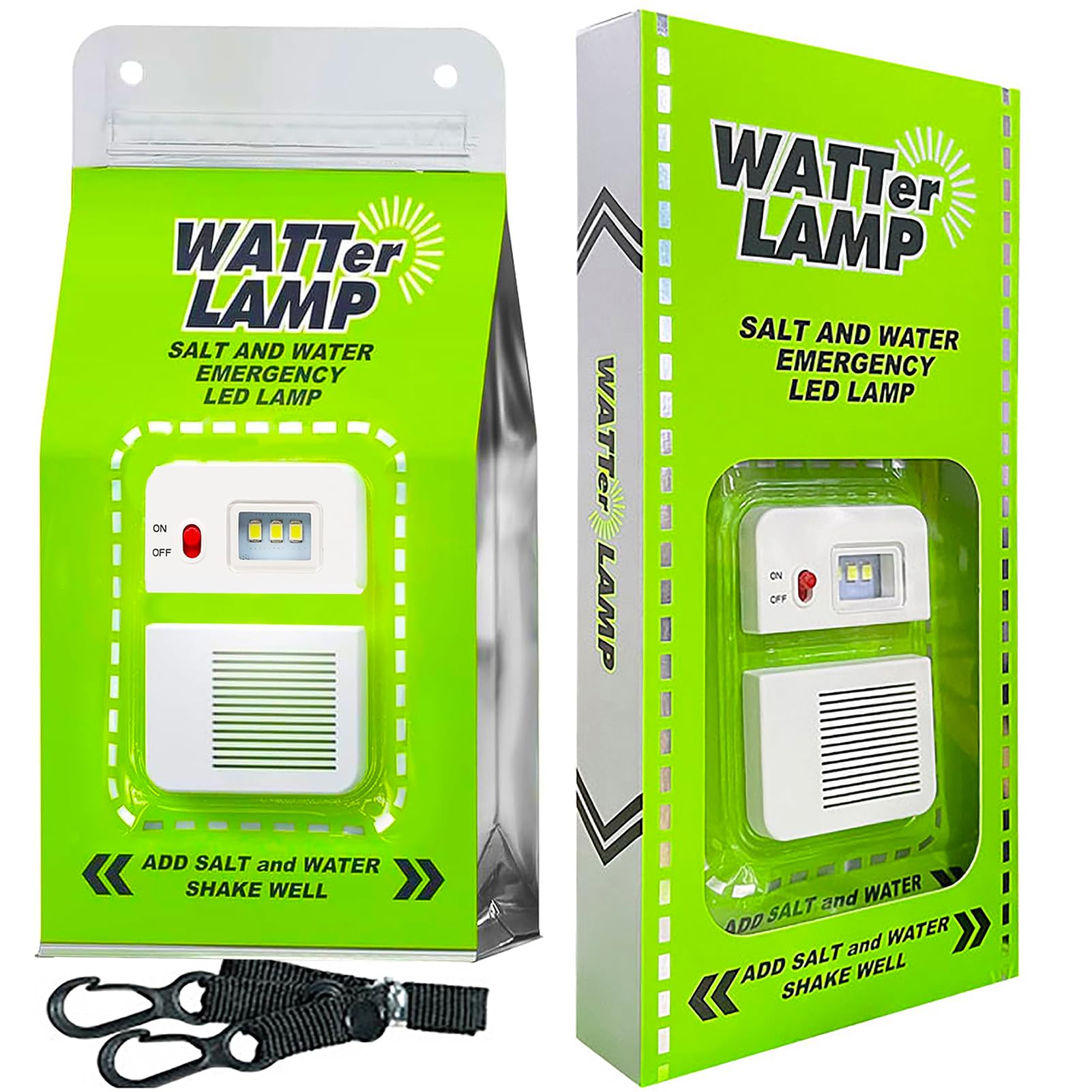 Salt Water Lamp Emergency Lighting Outdoor Lamp No Battery Pollution-Free Environmental Protection Lighting, Suitable for Outdoor Activities, Sustainable Use for 140 Hours