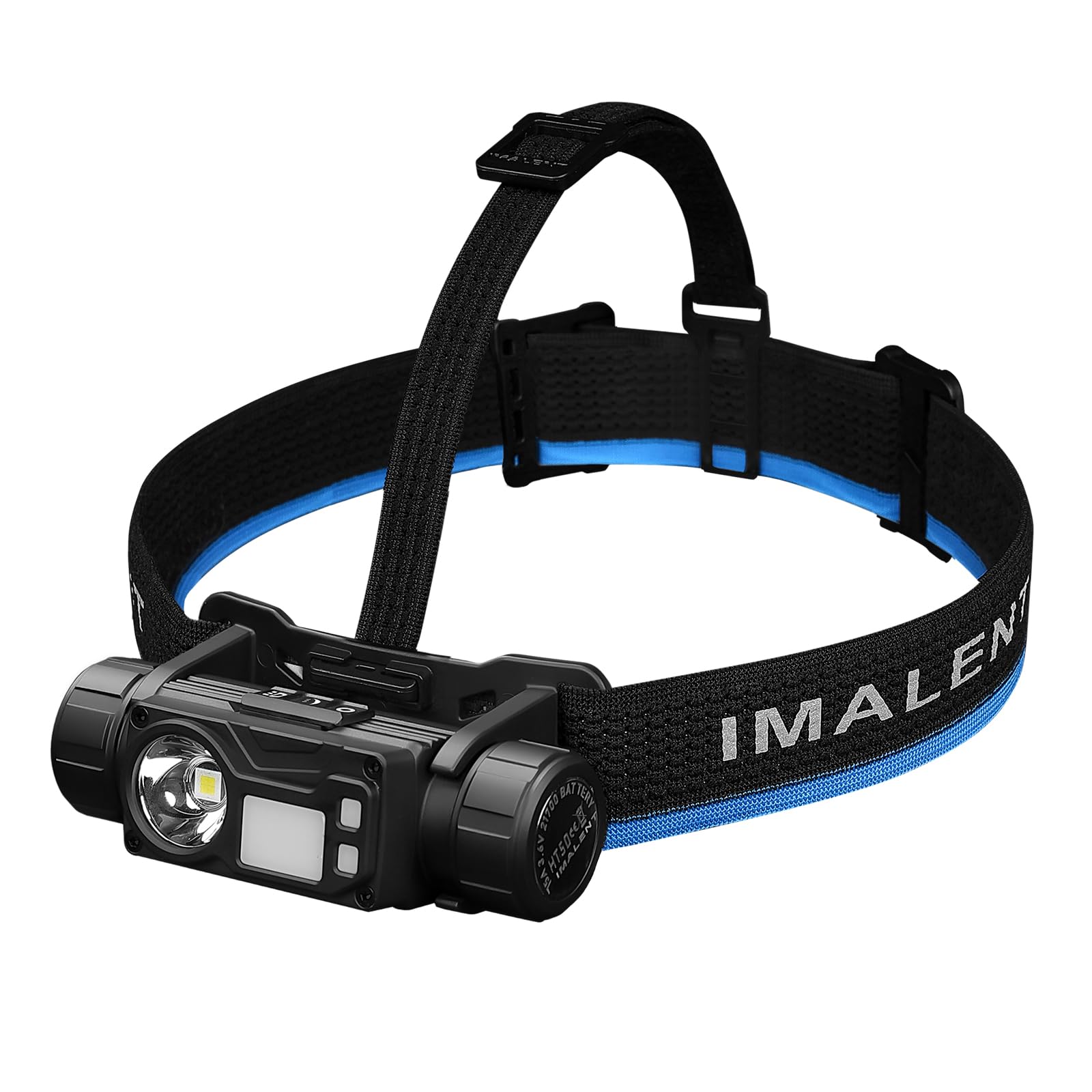 Imalent HT50 LED Headlamp 3000 Lumens, 318 Meter Light Range, USB-C Rechargeable LED Headlamp with Red Light, 180 Degree Adjustable for Hiking, Fishing, Camping and Emergencies